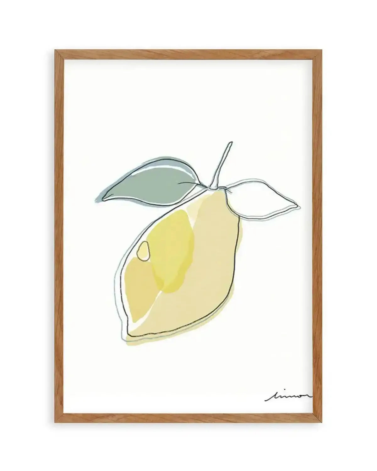 Abstract Limone Art Print from Olive et Oriel where you can shop wallpaper and artworks online