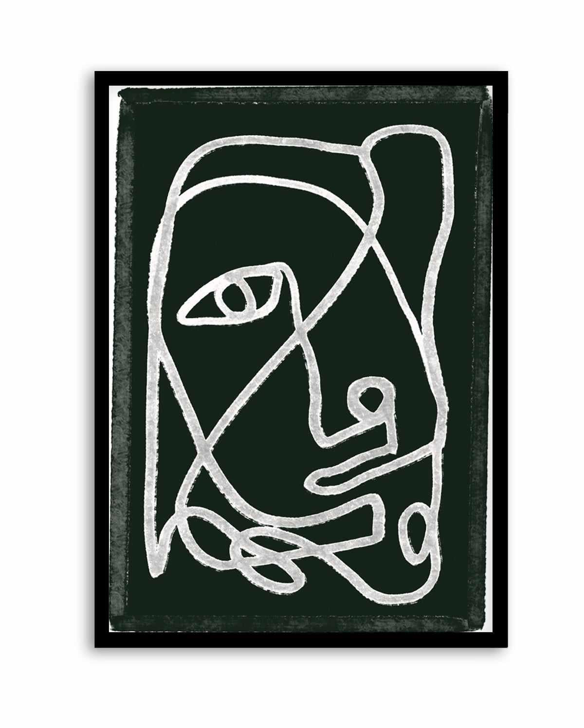 Abstract Lined Black by Sharyn Bursic | Art Print from Olive et Oriel where you can shop wallpaper and artworks online