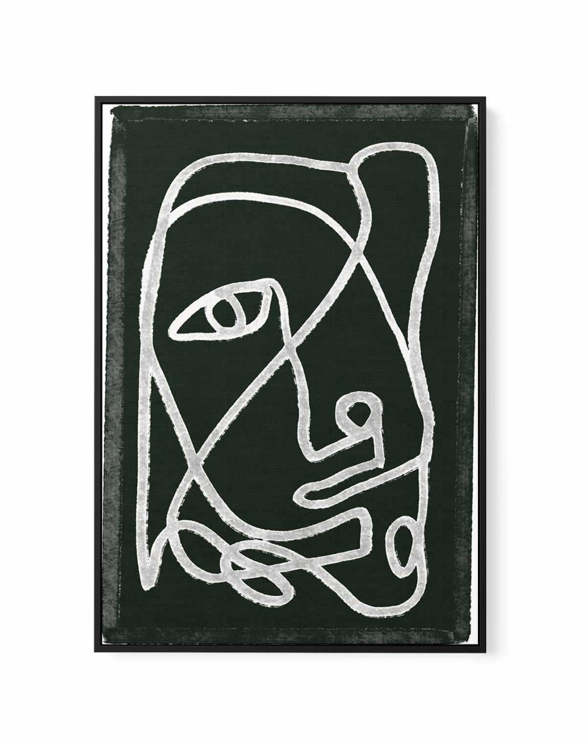 Abstract Lined Black by Sharyn Bursic | Framed Canvas Art Print from Olive et Oriel where you can shop wallpaper and artworks online