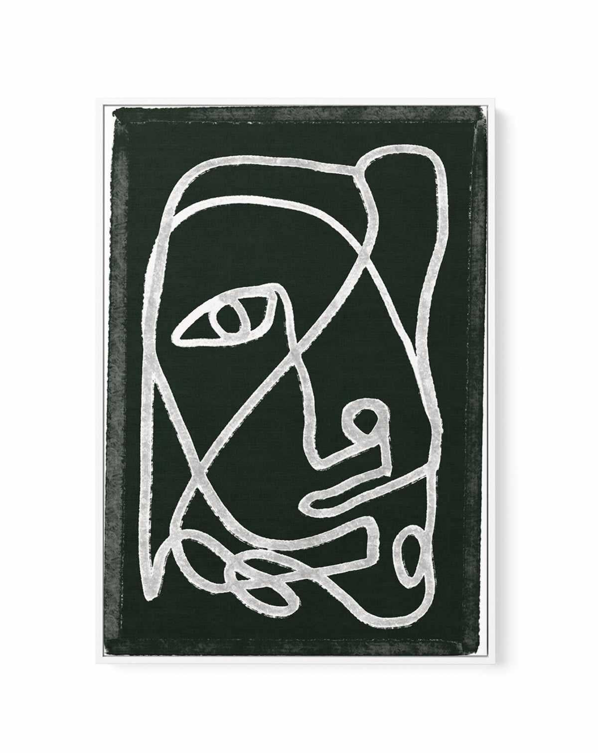 Abstract Lined Black by Sharyn Bursic | Framed Canvas Art Print from Olive et Oriel where you can shop wallpaper and artworks online