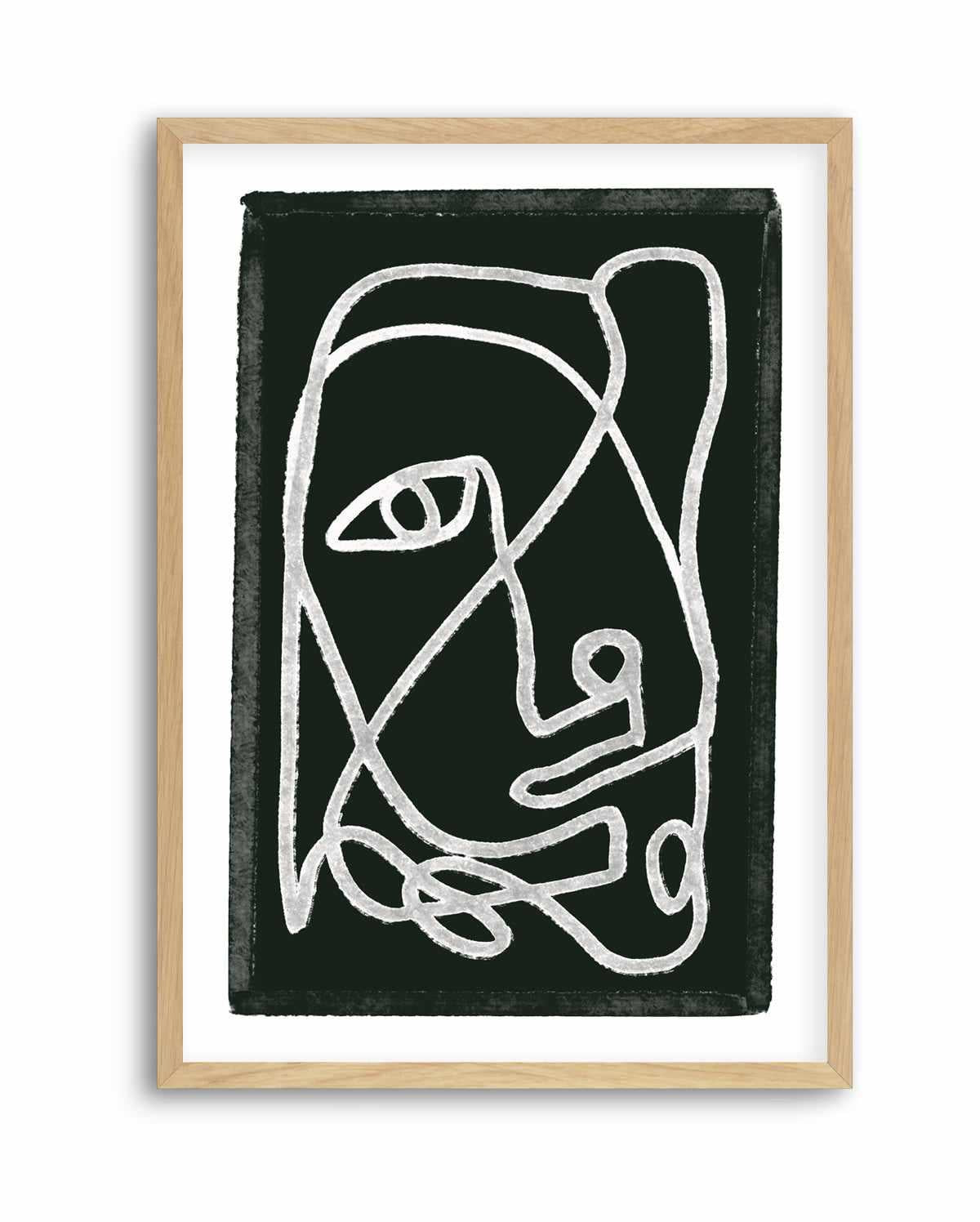 Abstract Lined Black by Sharyn Bursic | Art Print from Olive et Oriel where you can shop wallpaper and artworks online