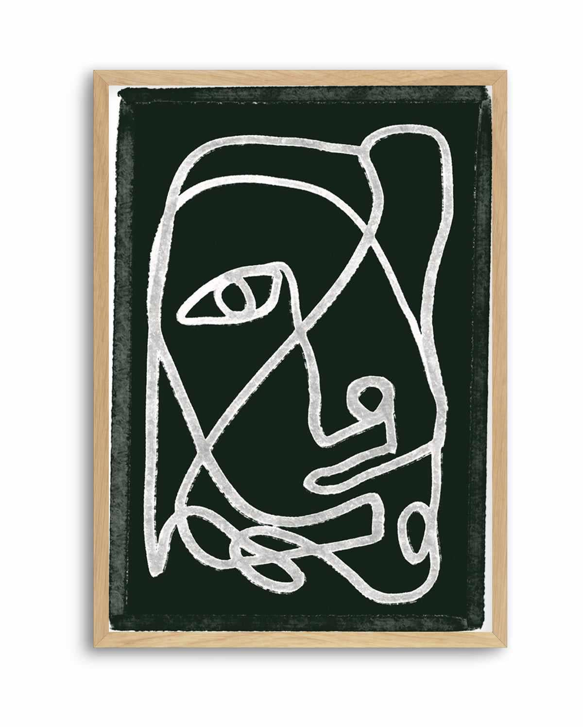 Abstract Lined Black by Sharyn Bursic | Art Print from Olive et Oriel where you can shop wallpaper and artworks online