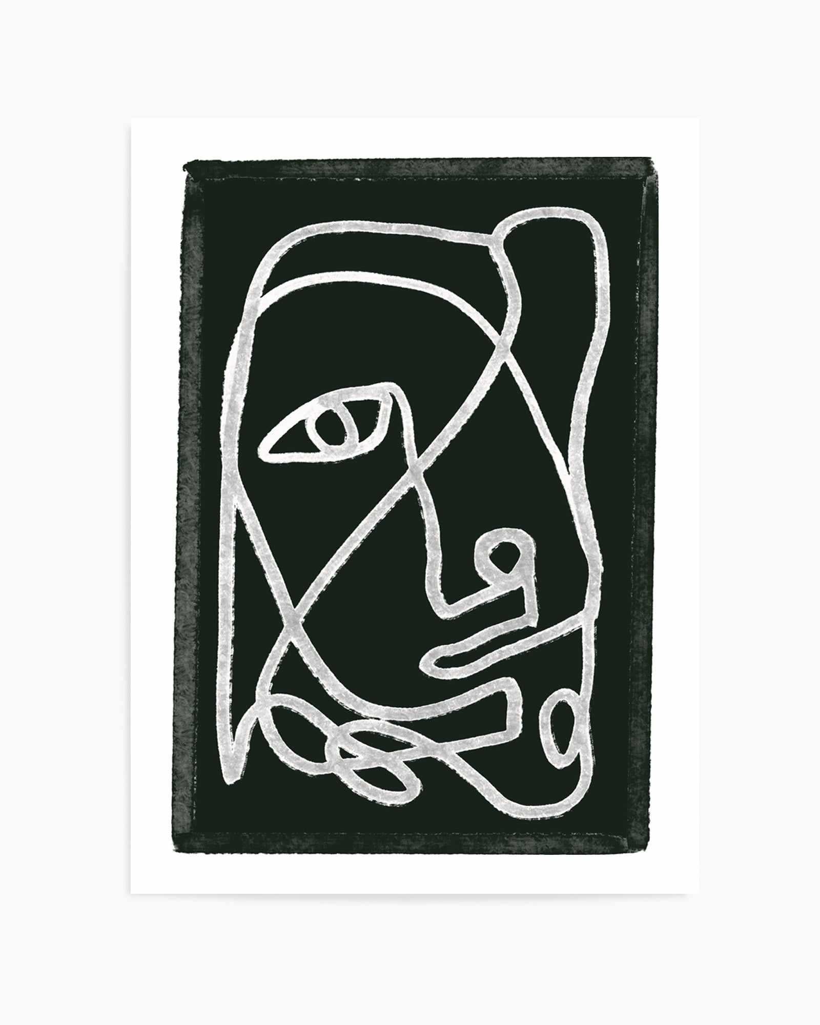 Abstract Lined Black by Sharyn Bursic | Art Print from Olive et Oriel where you can shop wallpaper and artworks online