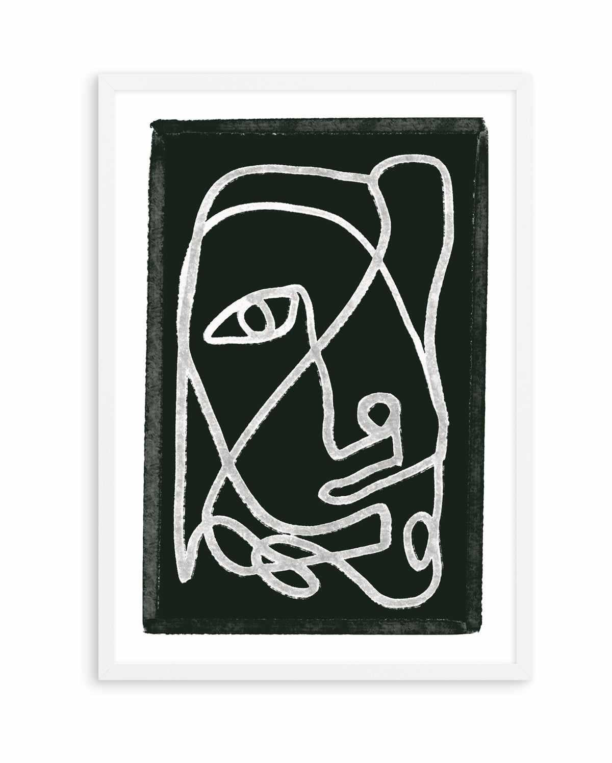 Abstract Lined Black by Sharyn Bursic | Art Print from Olive et Oriel where you can shop wallpaper and artworks online