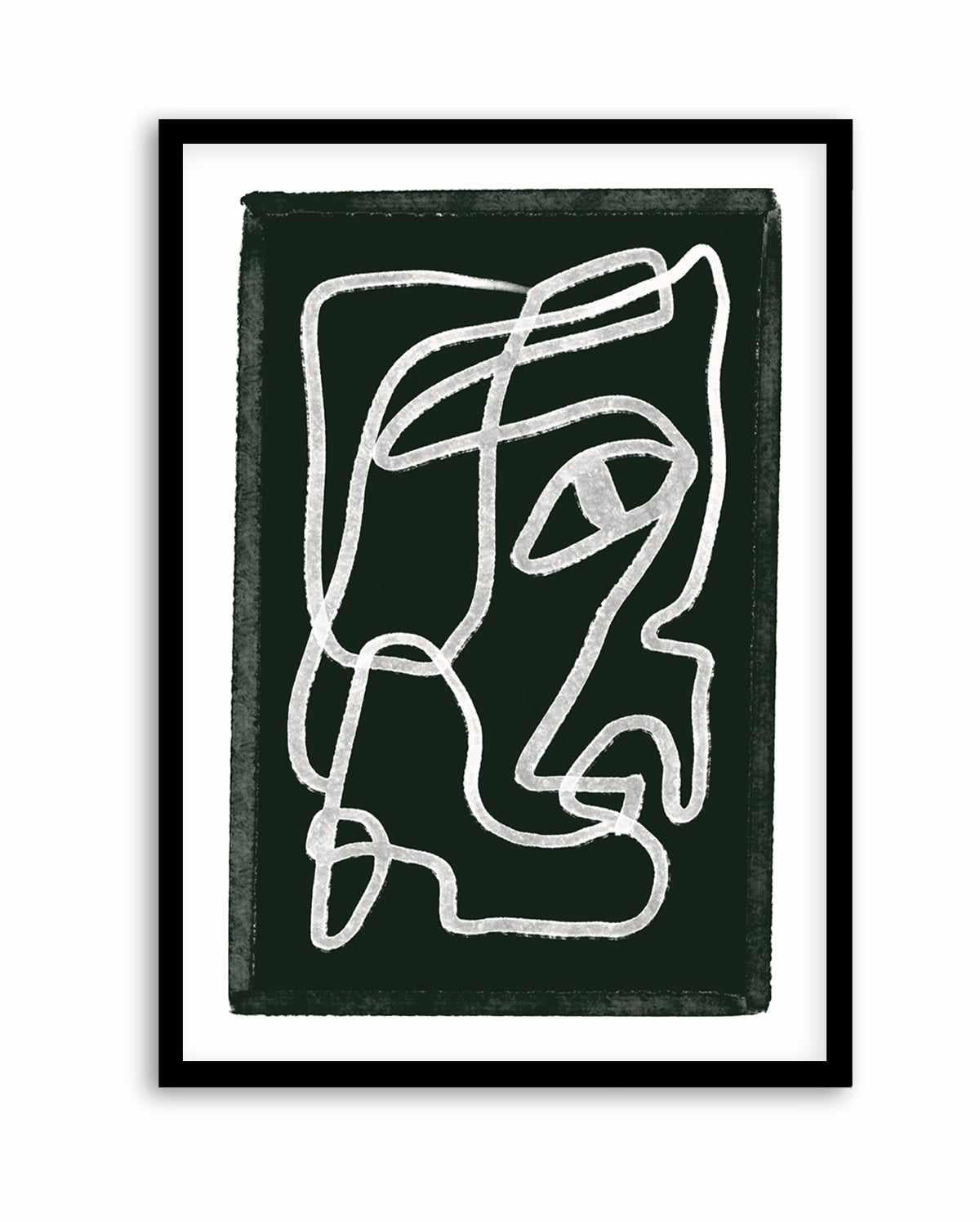 Abstract Lines Black by Sharyn Bursic | Art Print from Olive et Oriel where you can shop wallpaper and artworks online