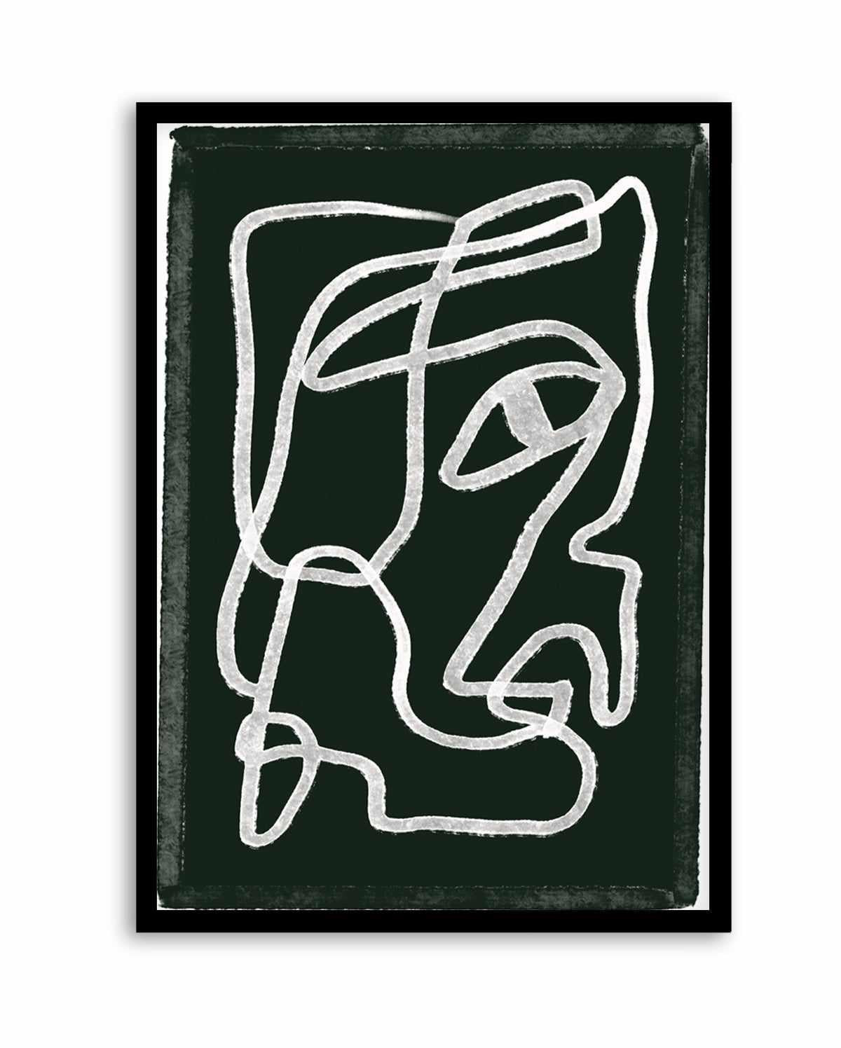 Abstract Lines Black by Sharyn Bursic | Art Print from Olive et Oriel where you can shop wallpaper and artworks online