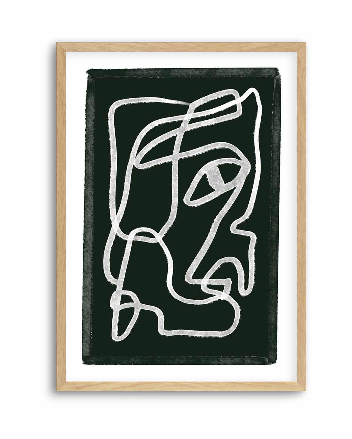 Abstract Lines Black by Sharyn Bursic | Art Print from Olive et Oriel where you can shop wallpaper and artworks online