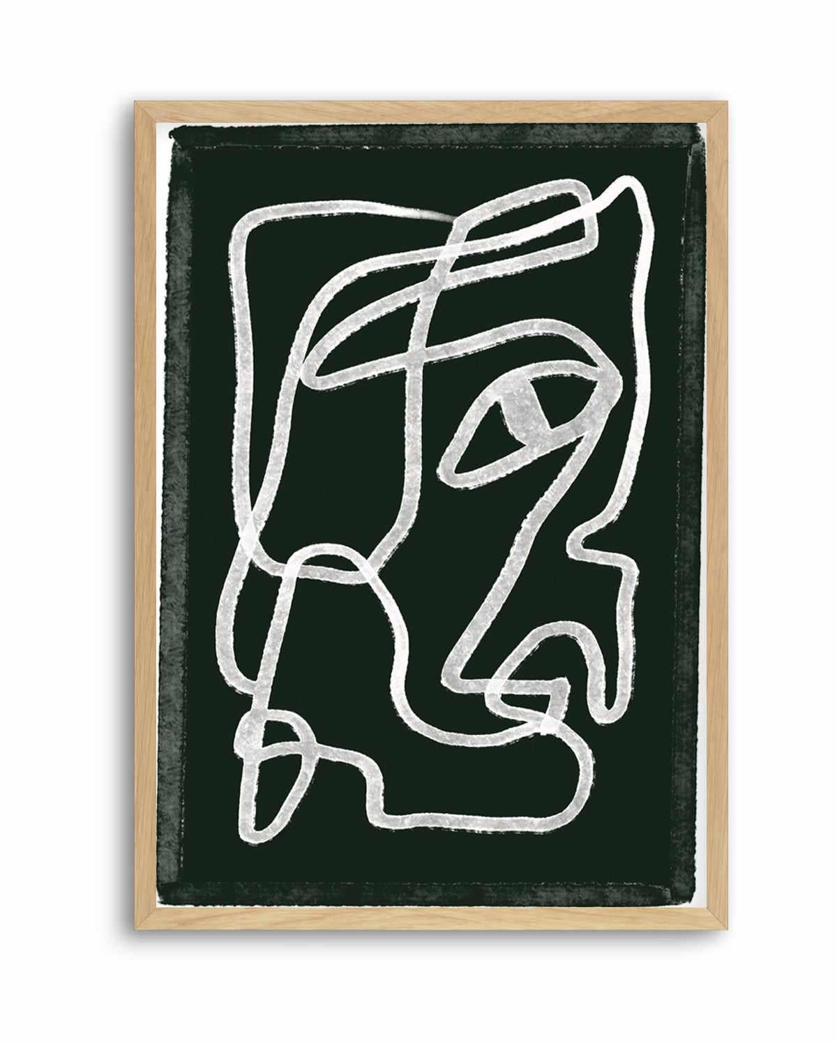 Abstract Lines Black by Sharyn Bursic | Art Print from Olive et Oriel where you can shop wallpaper and artworks online