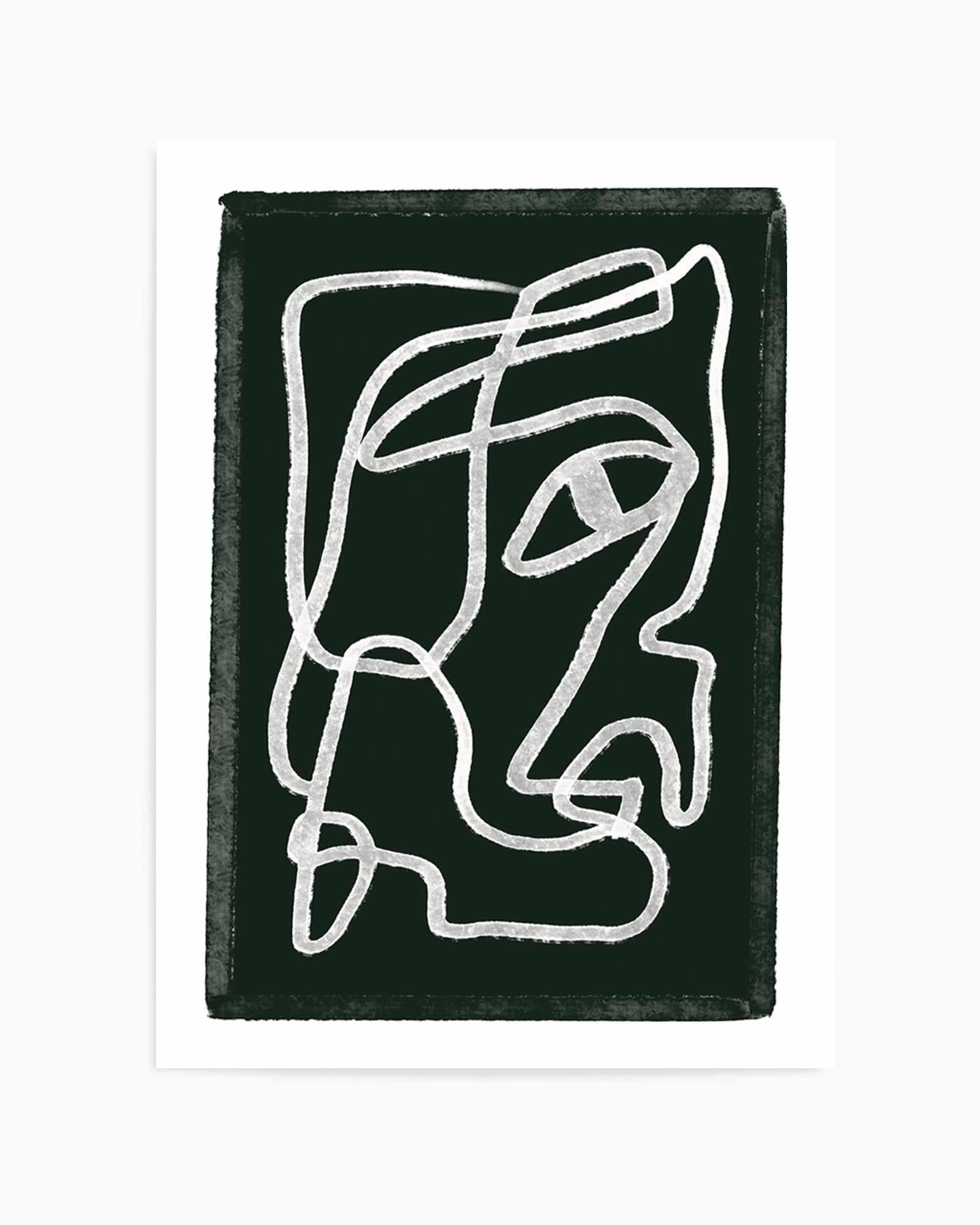 Abstract Lines Black by Sharyn Bursic | Art Print from Olive et Oriel where you can shop wallpaper and artworks online