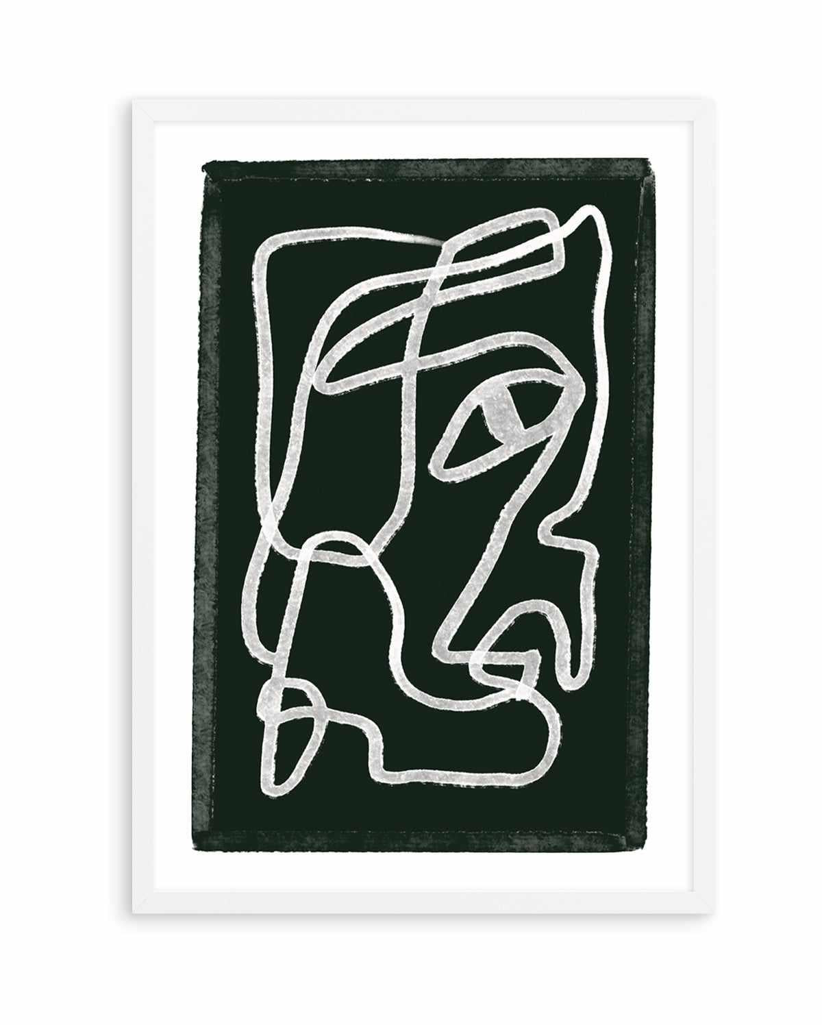 Abstract Lines Black by Sharyn Bursic | Art Print from Olive et Oriel where you can shop wallpaper and artworks online