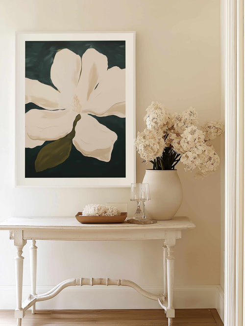 Abstract Magnolia | Art Print