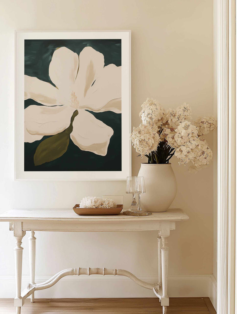 Abstract Magnolia | Art Print