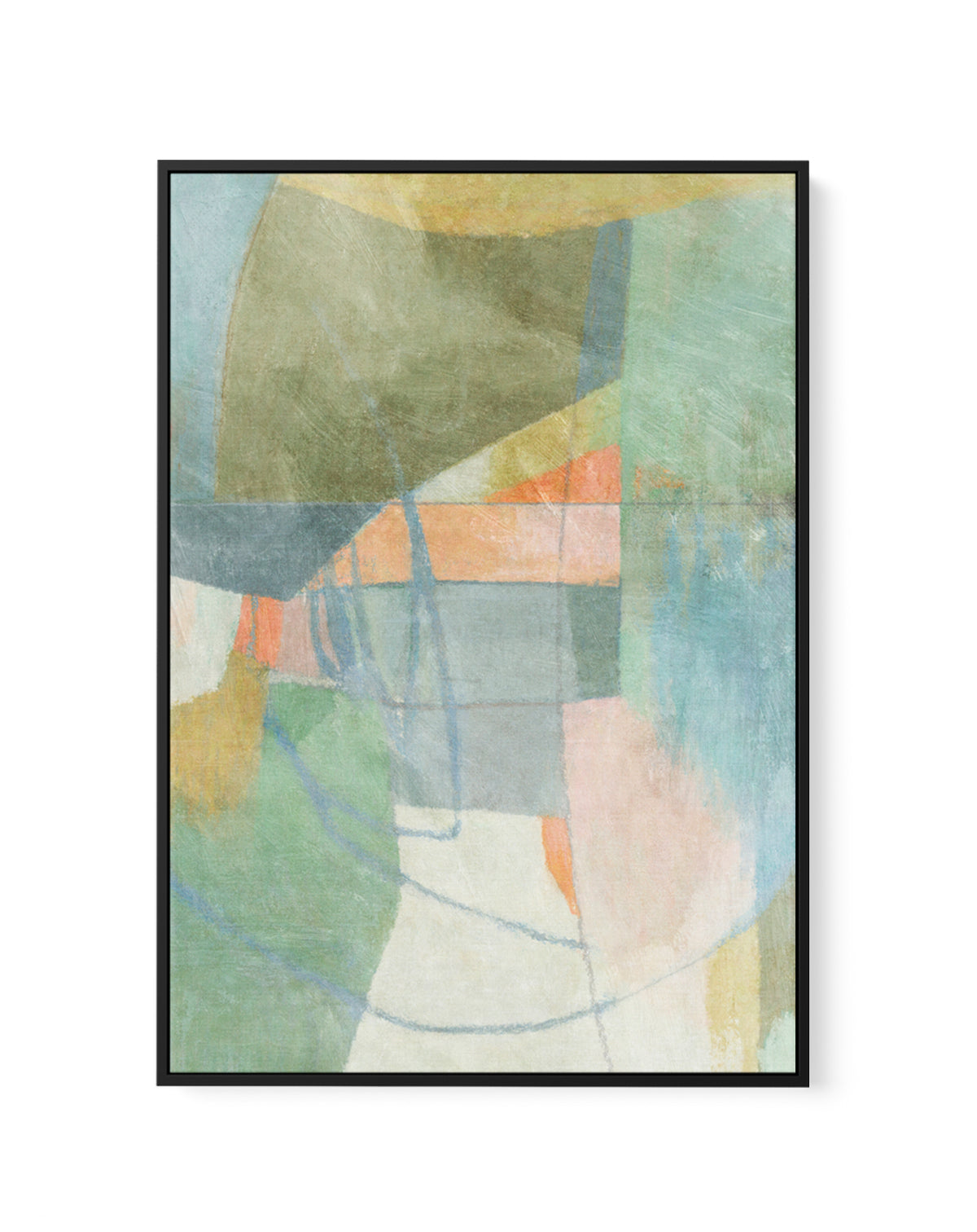 Abstract No. 13 by Suzanne Nicoll | Framed Canvas Art Print