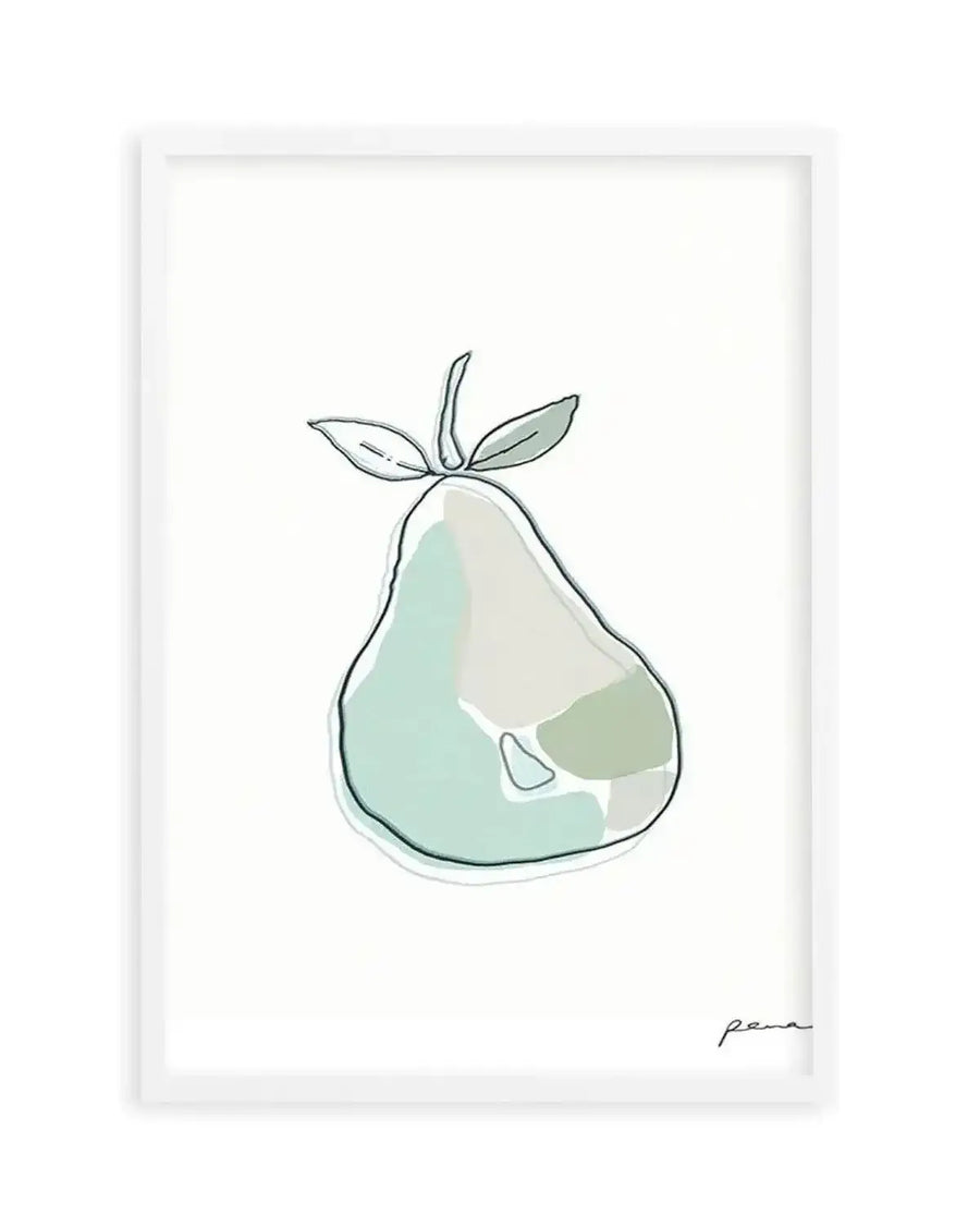 Abstract Pear Art Print from Olive et Oriel where you can shop wallpaper and artworks online