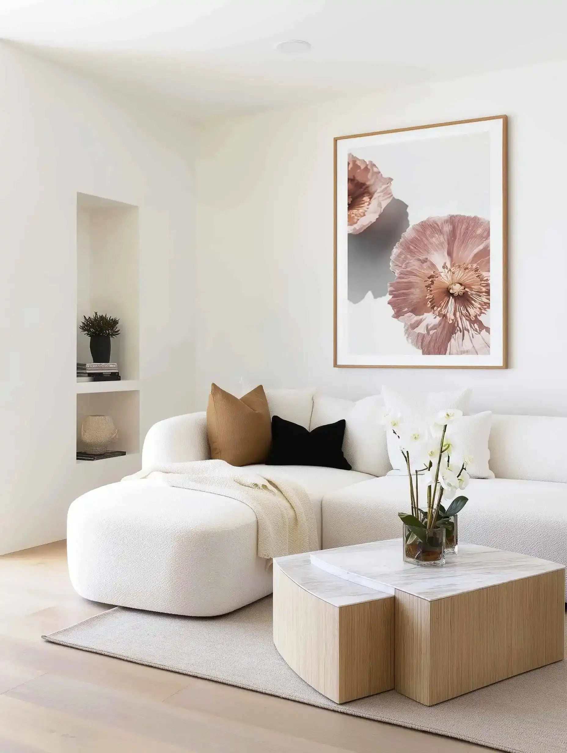 Abstract Poppies II Art Print from Olive et Oriel where you can shop wallpaper and artworks online