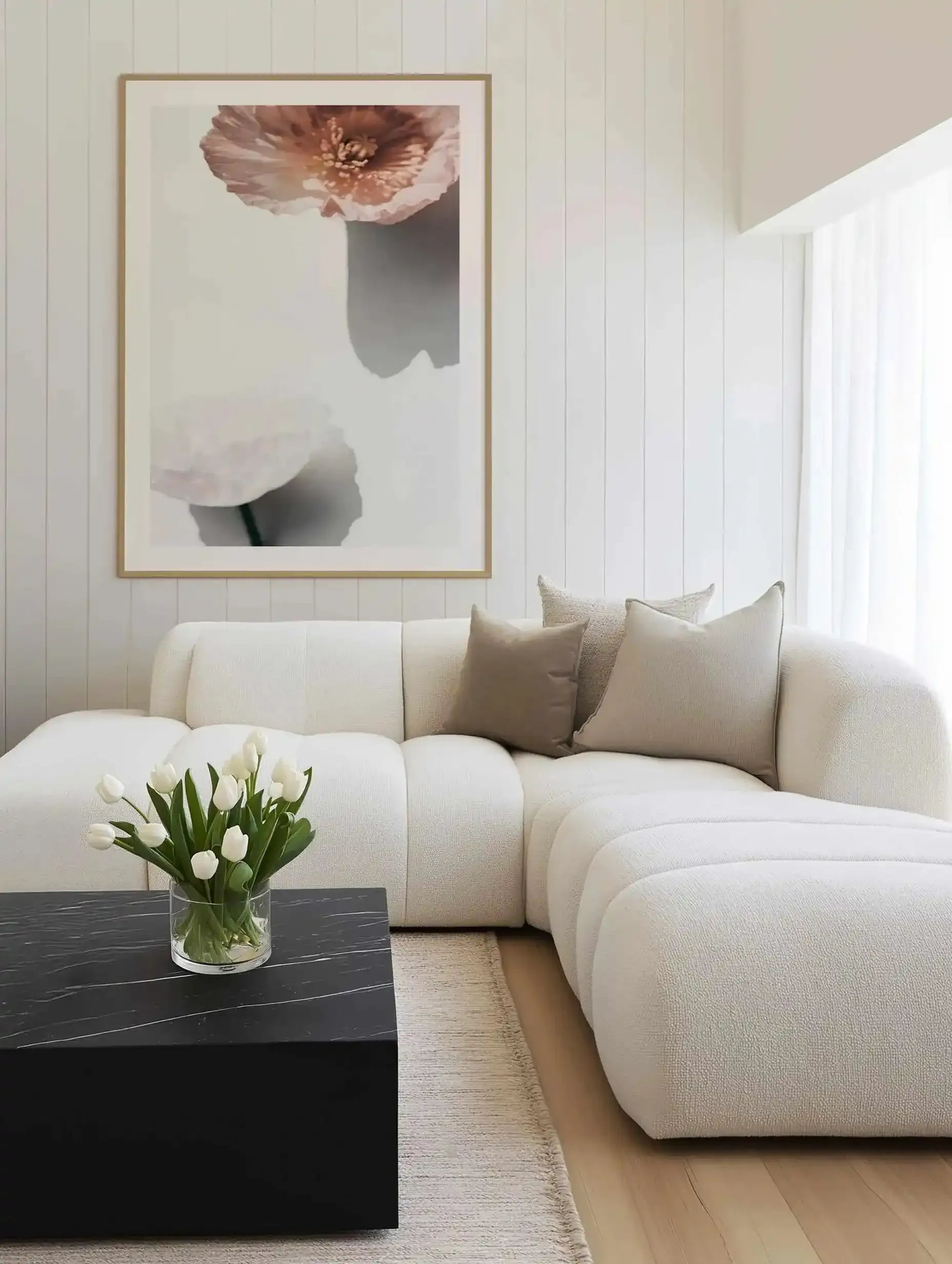 Abstract Poppies IV Art Print from Olive et Oriel where you can shop wallpaper and artworks online