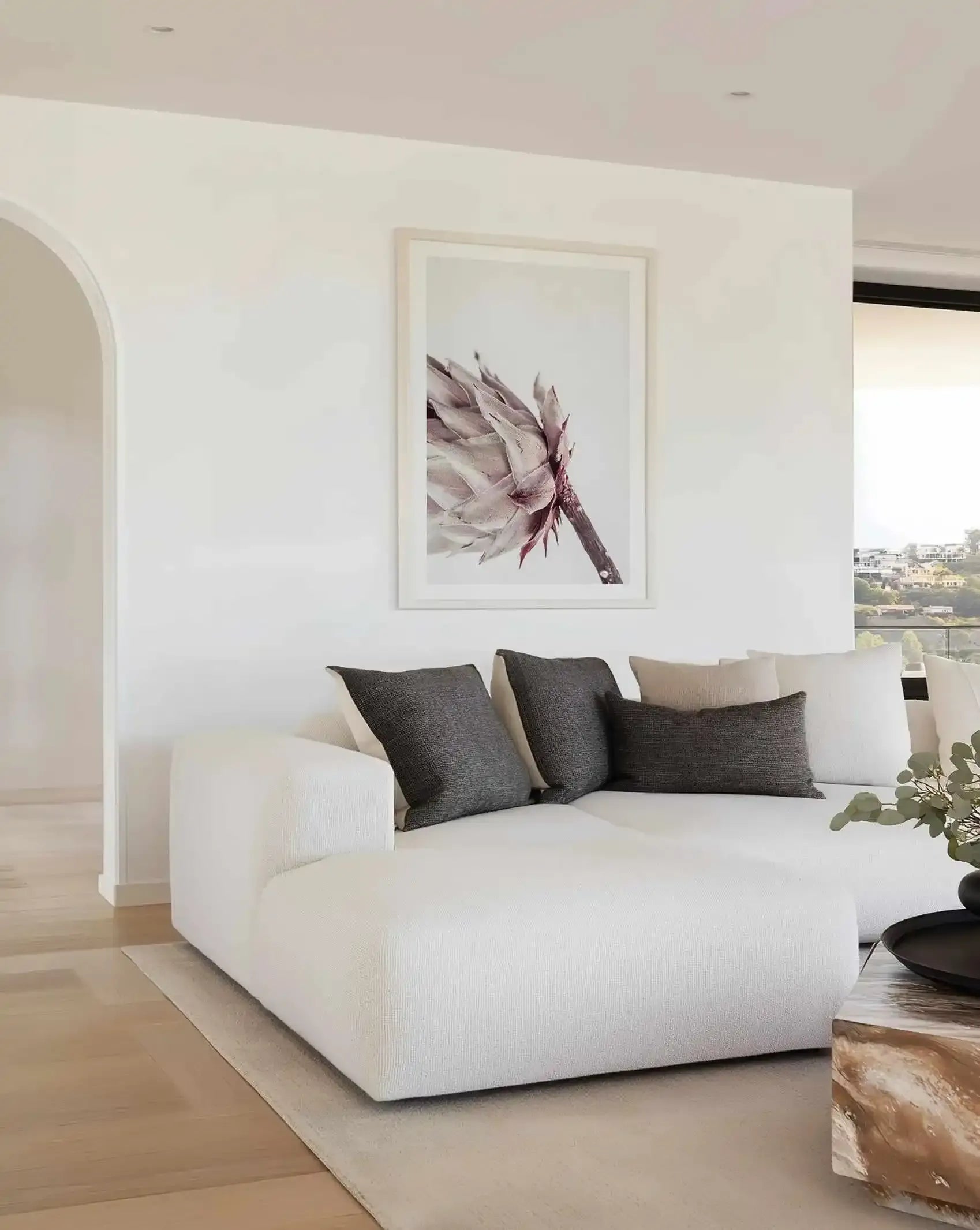 Abstract Protea I Art Print from Olive et Oriel where you can shop wallpaper and artworks online