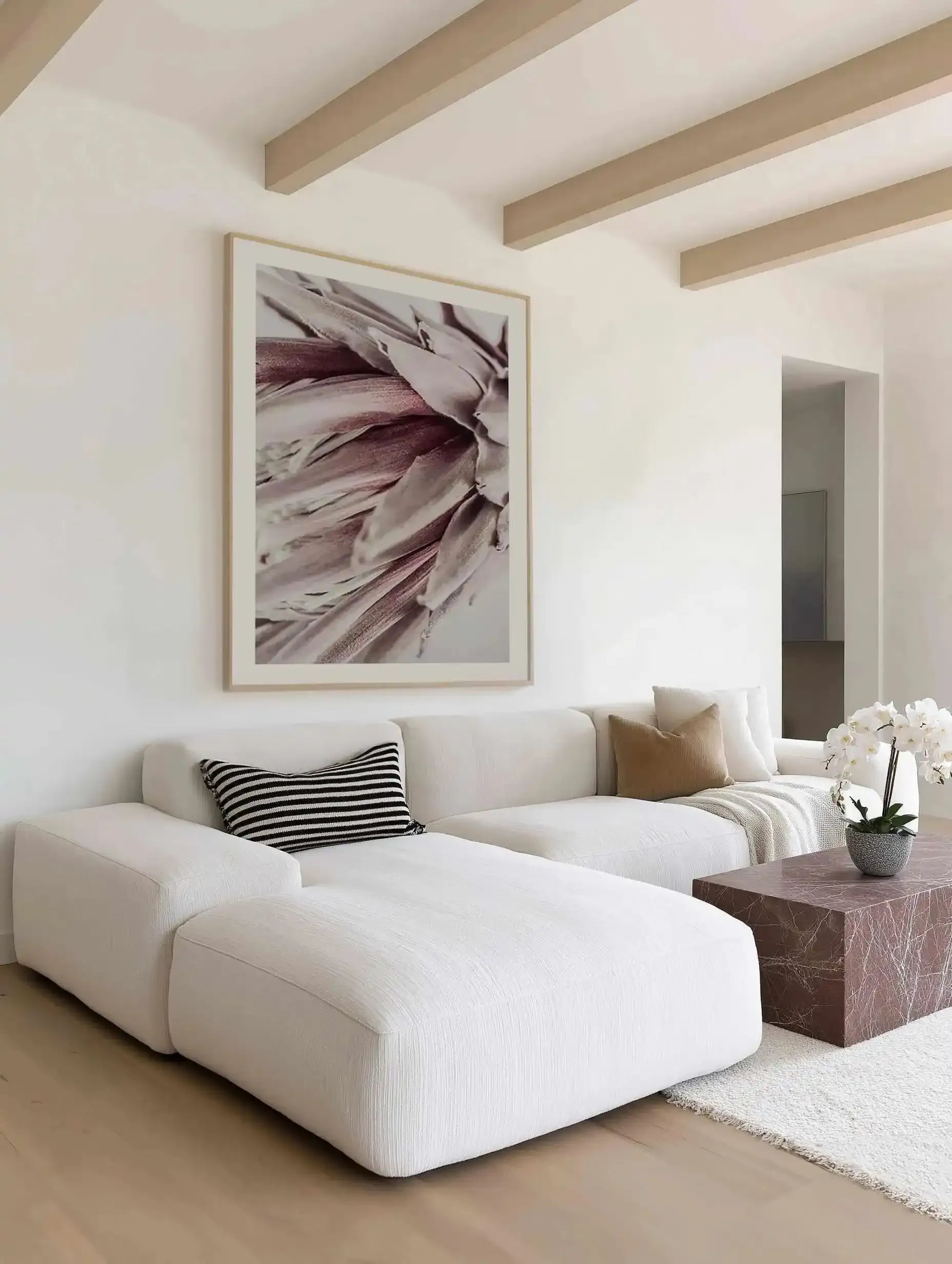 Abstract Protea II Art Print from Olive et Oriel where you can shop wallpaper and artworks online