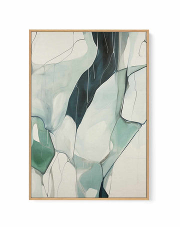 Abstract Seaglass I | Framed Canvas Art Print from Olive et Oriel where you can shop wallpaper and artworks online
