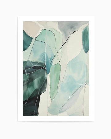 Abstract Seaglass II | Art Print from Olive et Oriel where you can shop wallpaper and artworks online