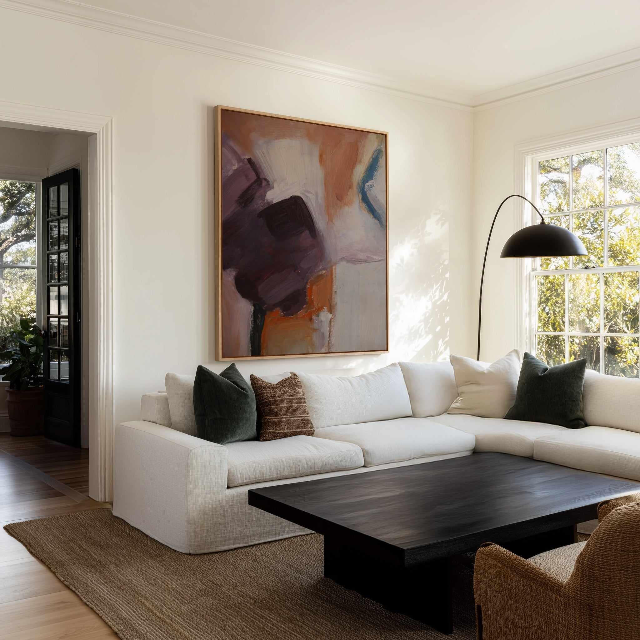 Abstract by Doris Schmitz | Framed Canvas Art Print from Olive et Oriel where you can shop wallpaper and artworks online