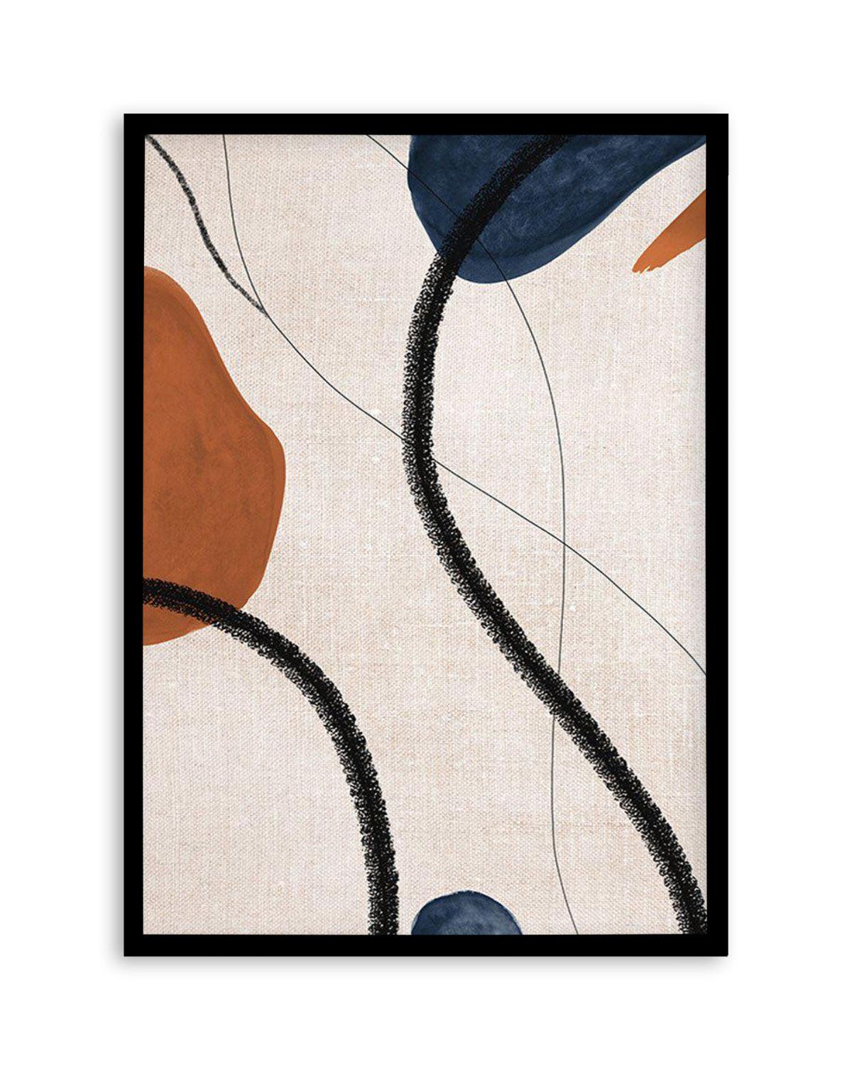 Abstract on Linen I Art Print