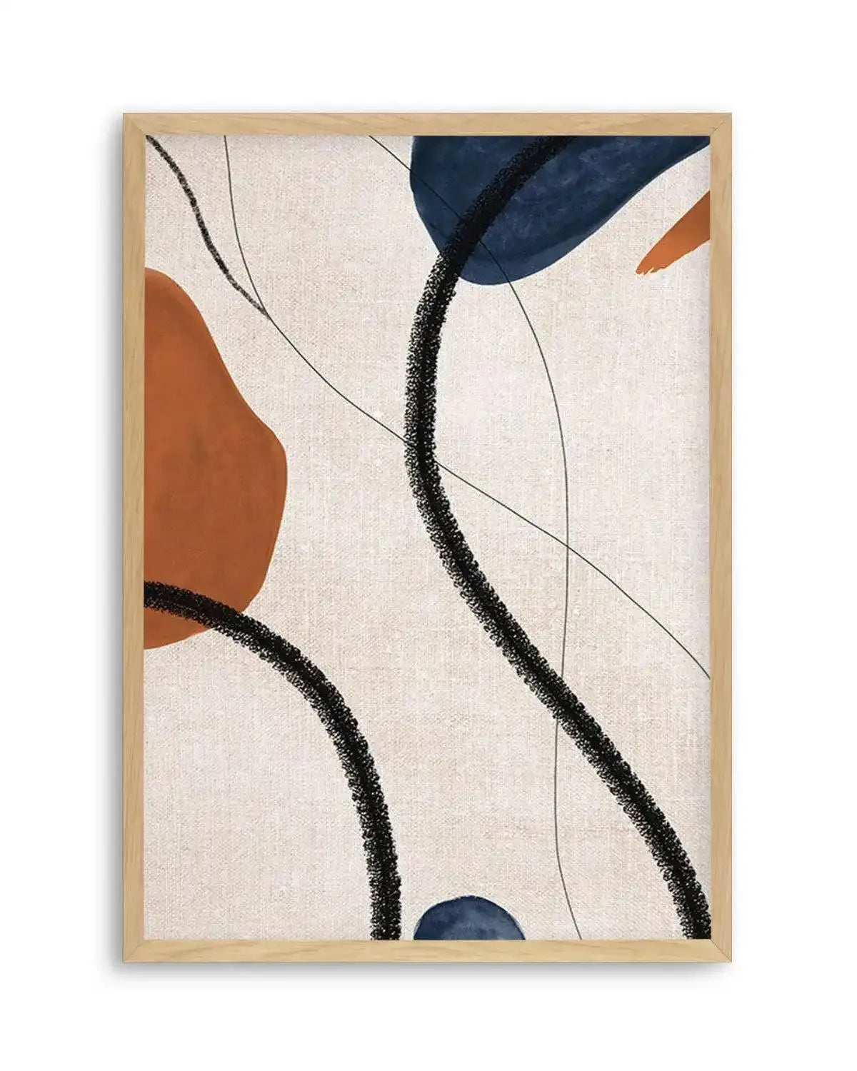 Abstract on Linen I Art Print from Olive et Oriel where you can shop wallpaper and artworks online