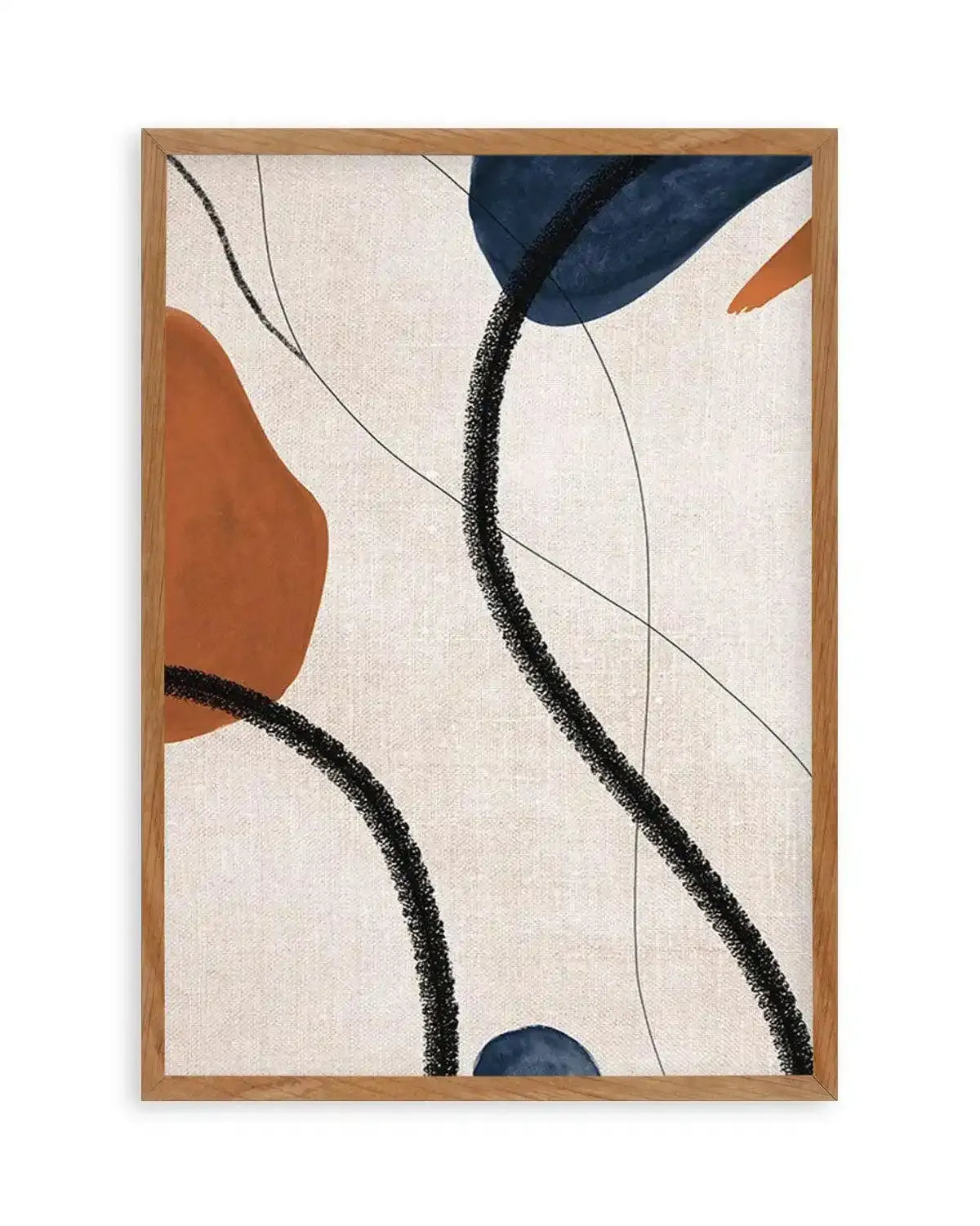 Abstract on Linen I Art Print from Olive et Oriel where you can shop wallpaper and artworks online