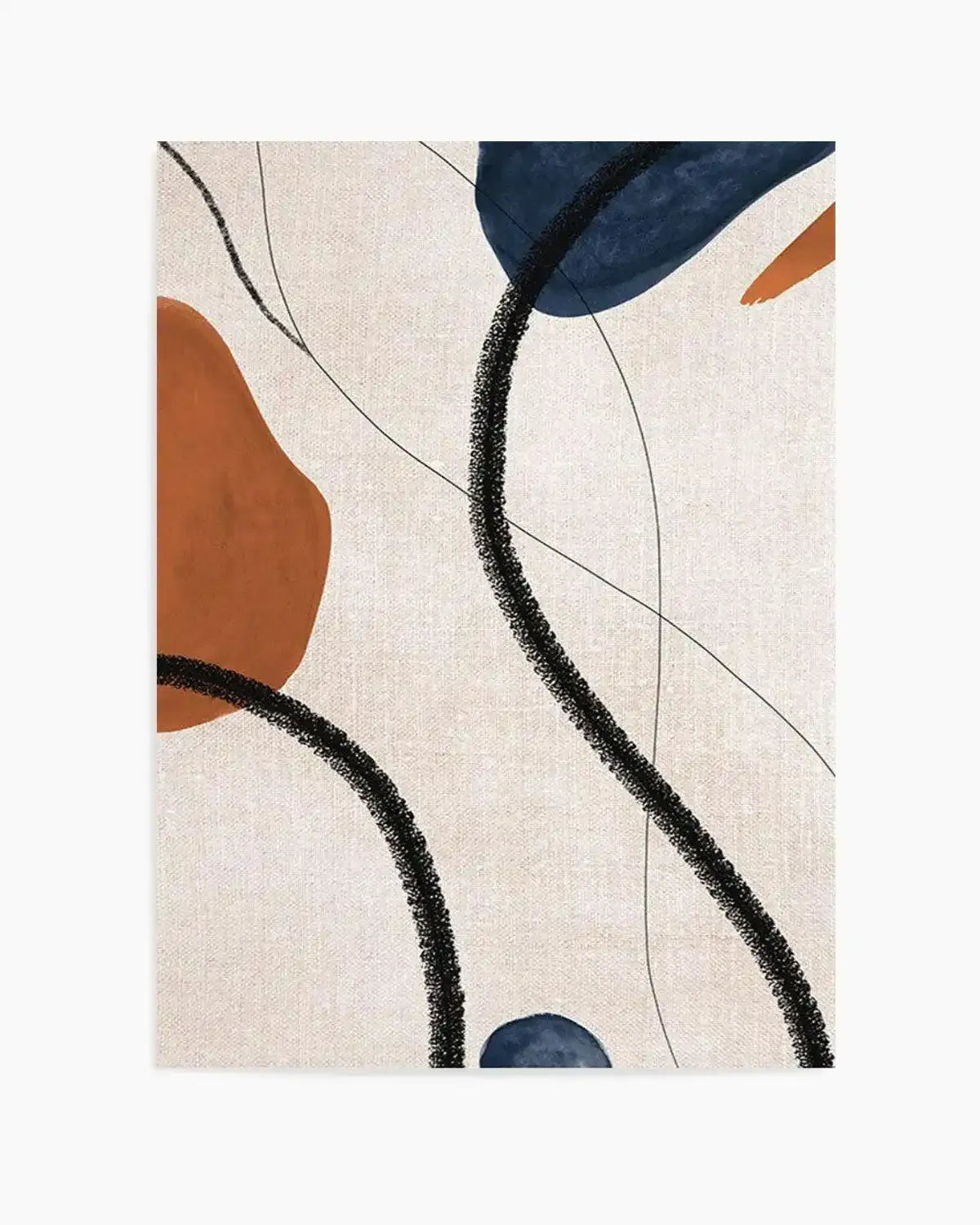 Abstract on Linen I Art Print from Olive et Oriel where you can shop wallpaper and artworks online