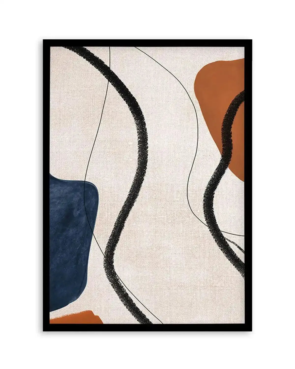 Abstract on Linen II Art Print from Olive et Oriel where you can shop wallpaper and artworks online