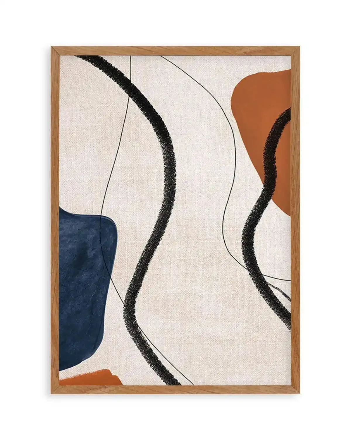 Abstract on Linen II Art Print from Olive et Oriel where you can shop wallpaper and artworks online