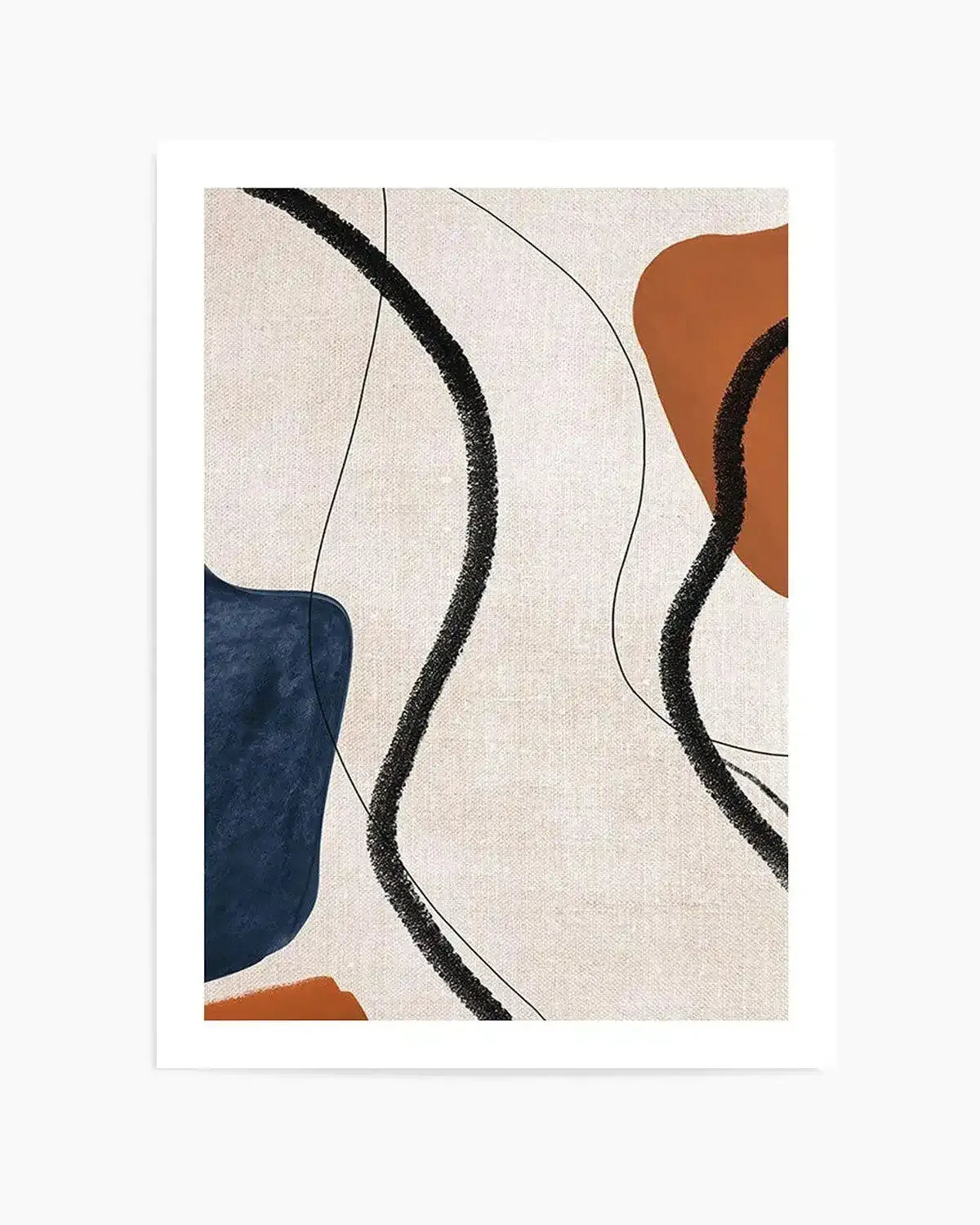 Abstract on Linen II Art Print from Olive et Oriel where you can shop wallpaper and artworks online