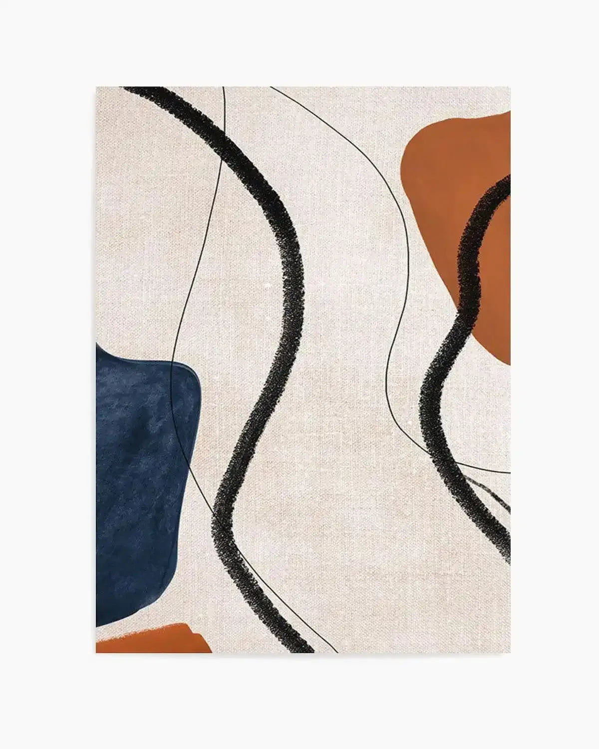 Abstract on Linen II Art Print from Olive et Oriel where you can shop wallpaper and artworks online