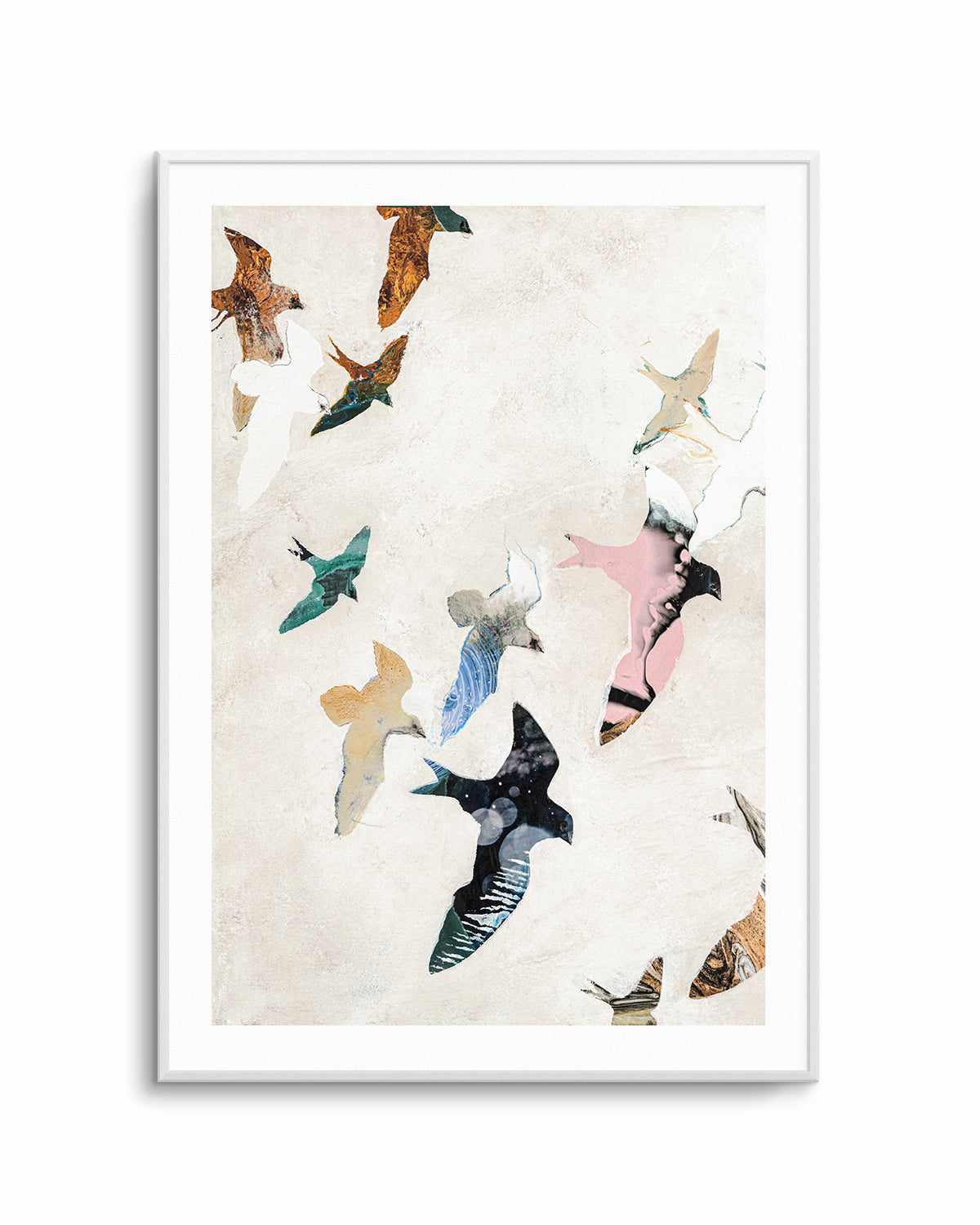 Abstract Birds II by Design Fabrikken Art Print