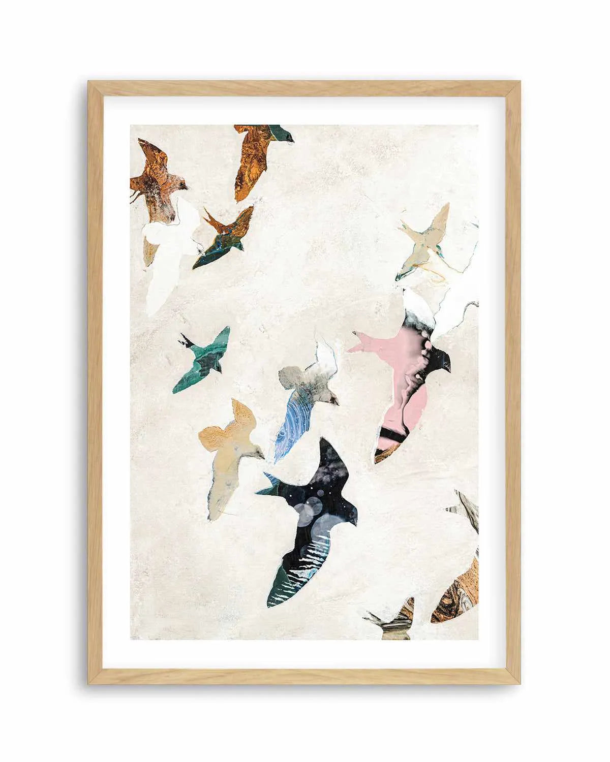 Abstract Birds II by Design Fabrikken Art Print from Olive et Oriel where you can shop wallpaper and artworks online