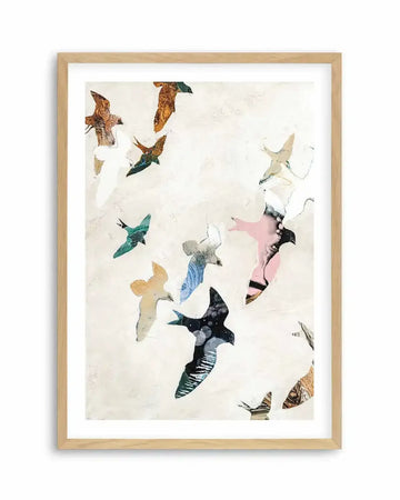 Abstract Birds II by Design Fabrikken Art Print from Olive et Oriel where you can shop wallpaper and artworks online