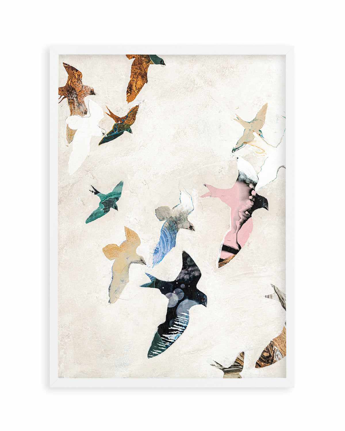 Abstract Birds II by Design Fabrikken Art Print