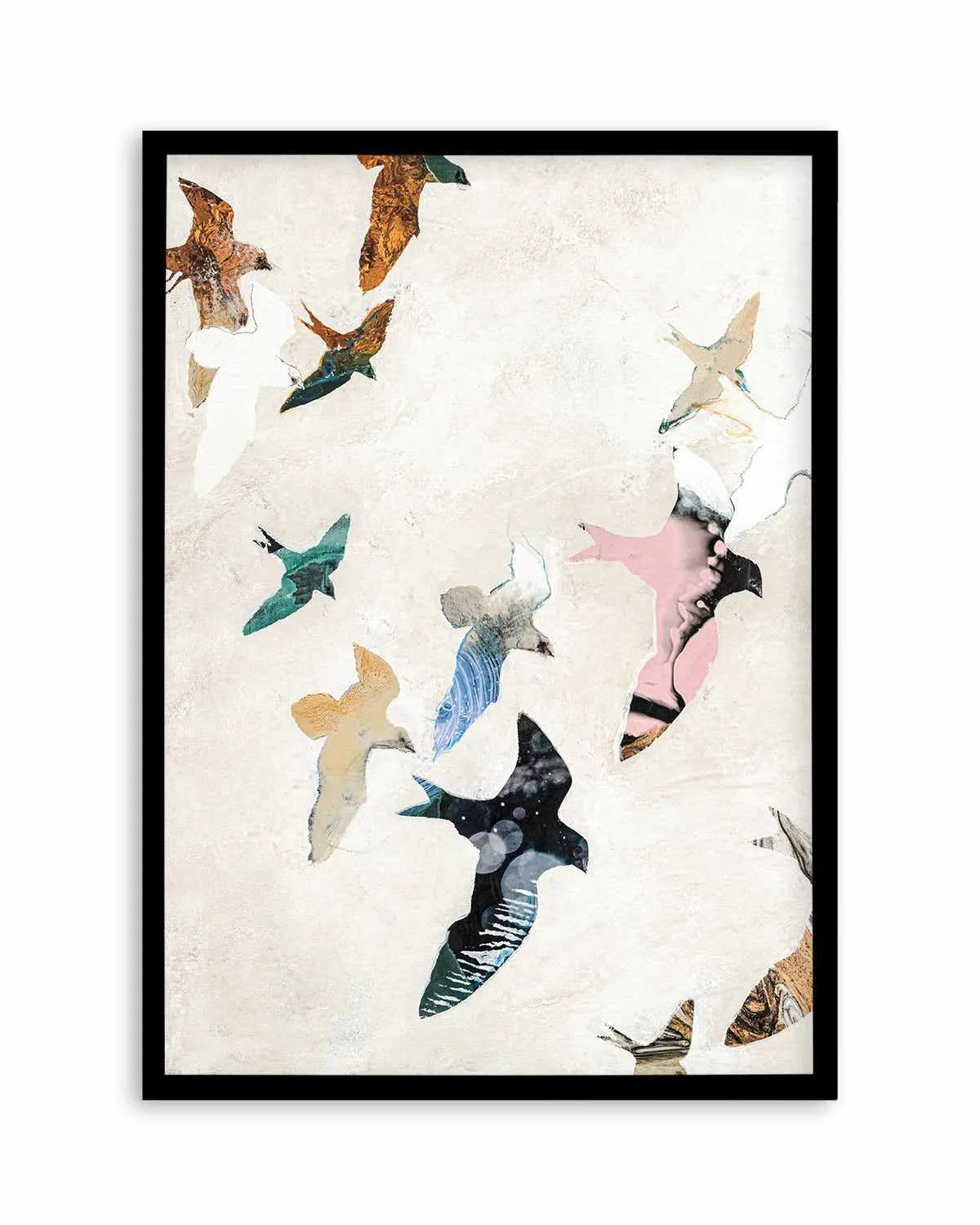 Abstract Birds II by Design Fabrikken Art Print from Olive et Oriel where you can shop wallpaper and artworks online