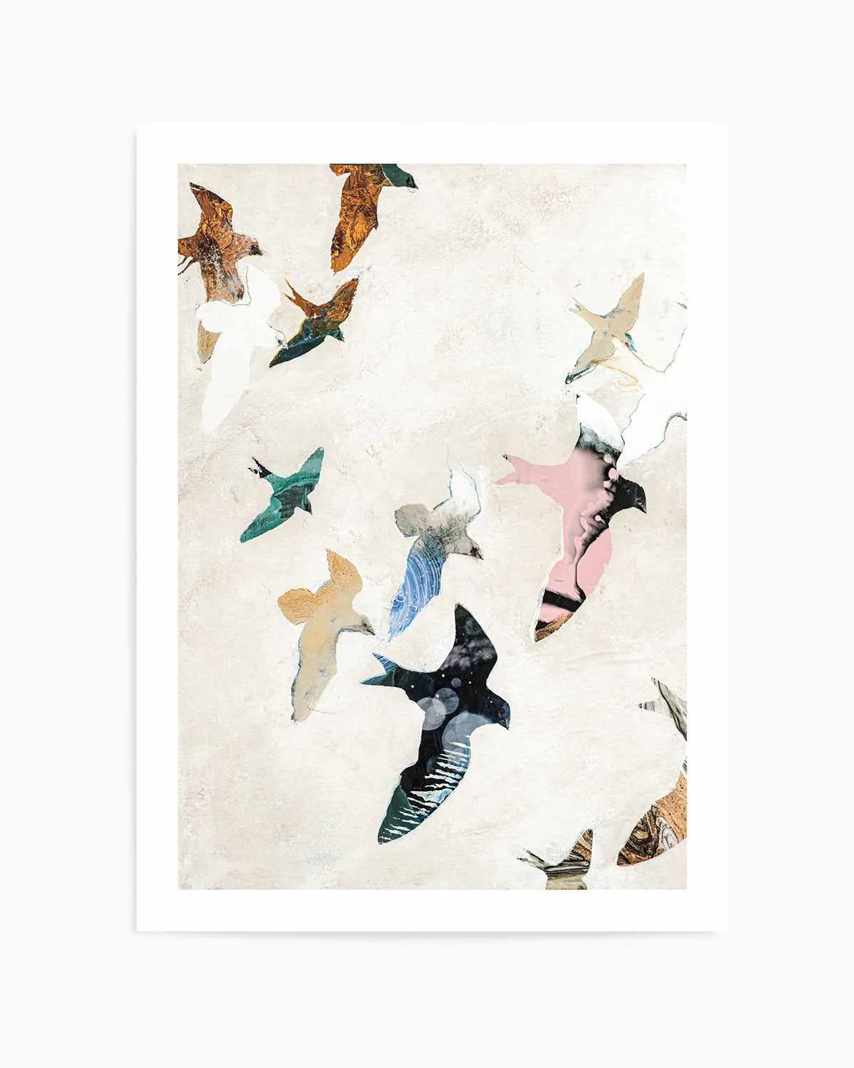 Abstract Birds II by Design Fabrikken Art Print from Olive et Oriel where you can shop wallpaper and artworks online