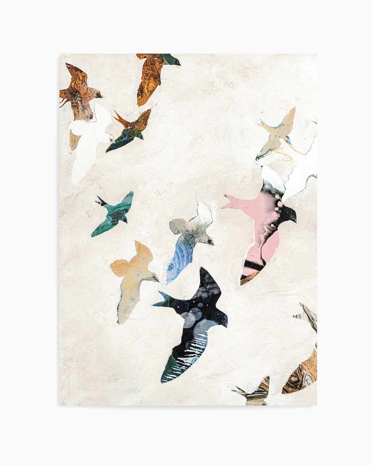 Abstract Birds II by Design Fabrikken Art Print