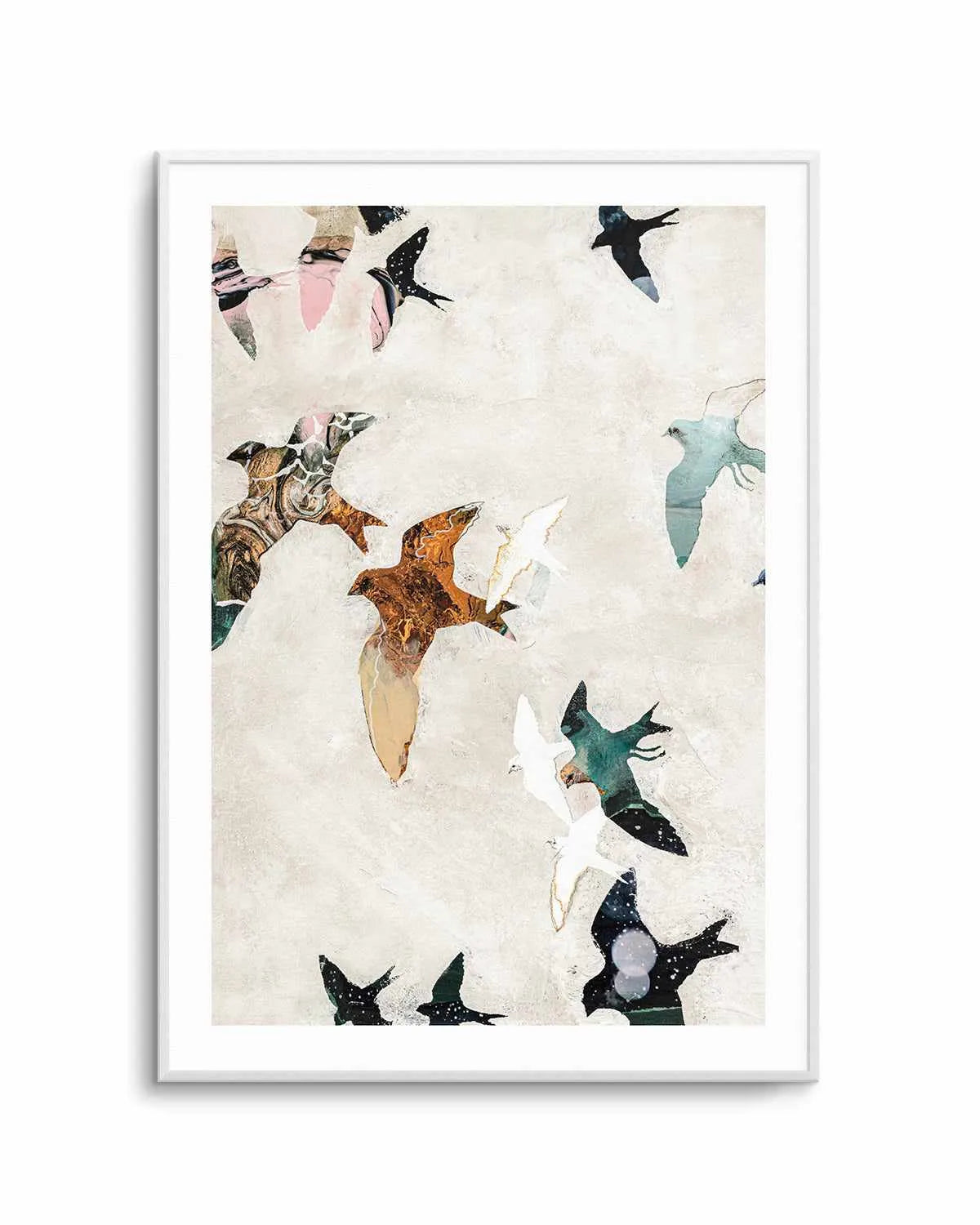 Abstract Birds I by Design Fabrikken Art Print from Olive et Oriel where you can shop wallpaper and artworks online