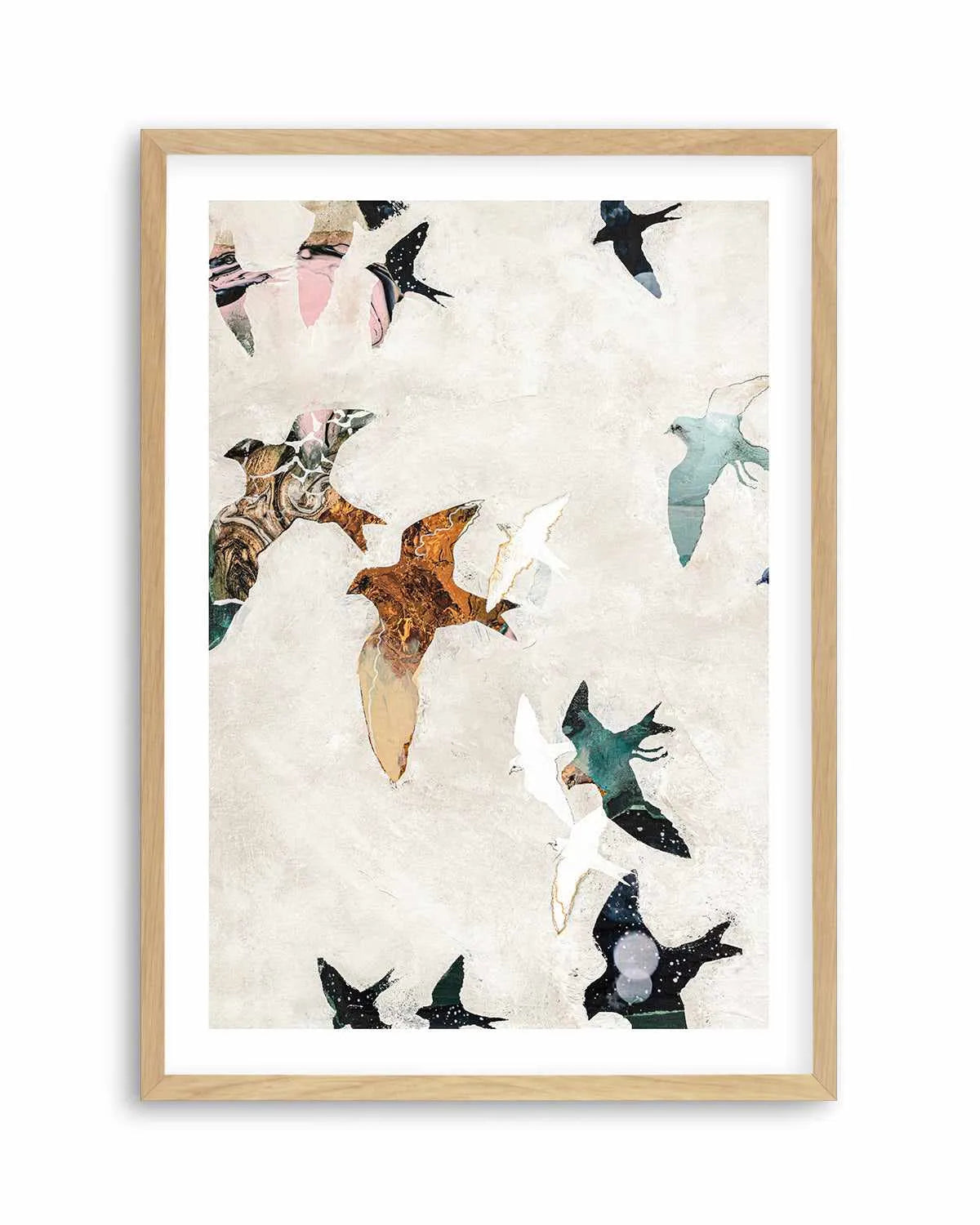 Abstract Birds I by Design Fabrikken Art Print from Olive et Oriel where you can shop wallpaper and artworks online