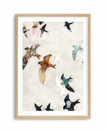 Abstract Birds I by Design Fabrikken Art Print from Olive et Oriel where you can shop wallpaper and artworks online