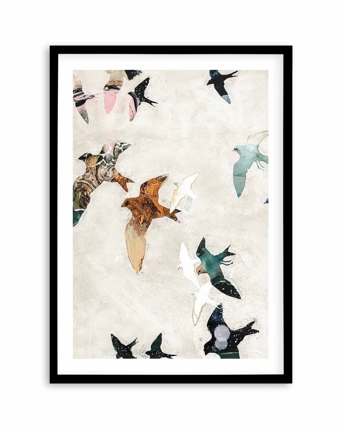 Abstract Birds I by Design Fabrikken Art Print from Olive et Oriel where you can shop wallpaper and artworks online