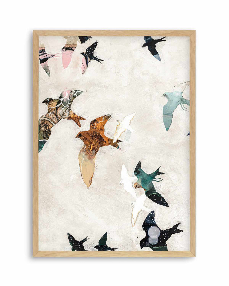 Abstract Birds I by Design Fabrikken Art Print