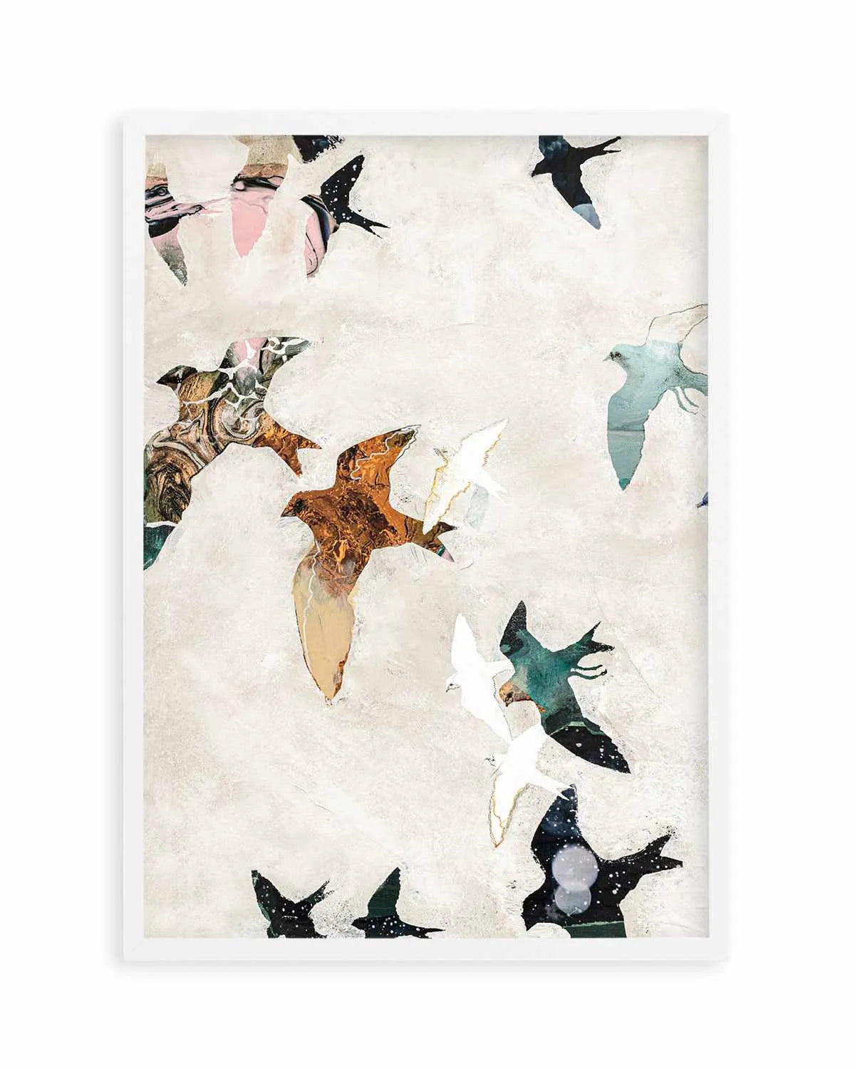 Abstract Birds I by Design Fabrikken Art Print from Olive et Oriel where you can shop wallpaper and artworks online