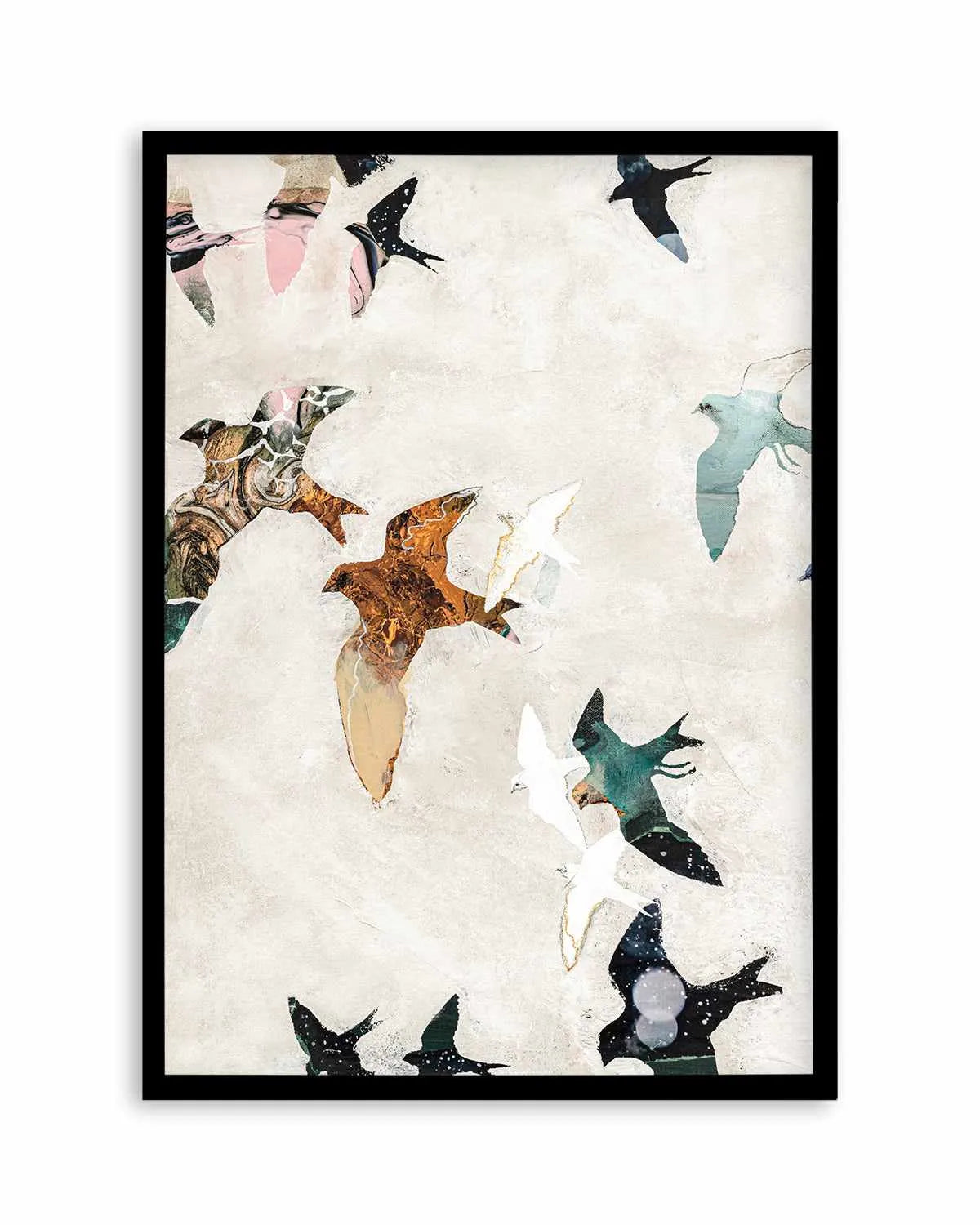 Abstract Birds I by Design Fabrikken Art Print from Olive et Oriel where you can shop wallpaper and artworks online