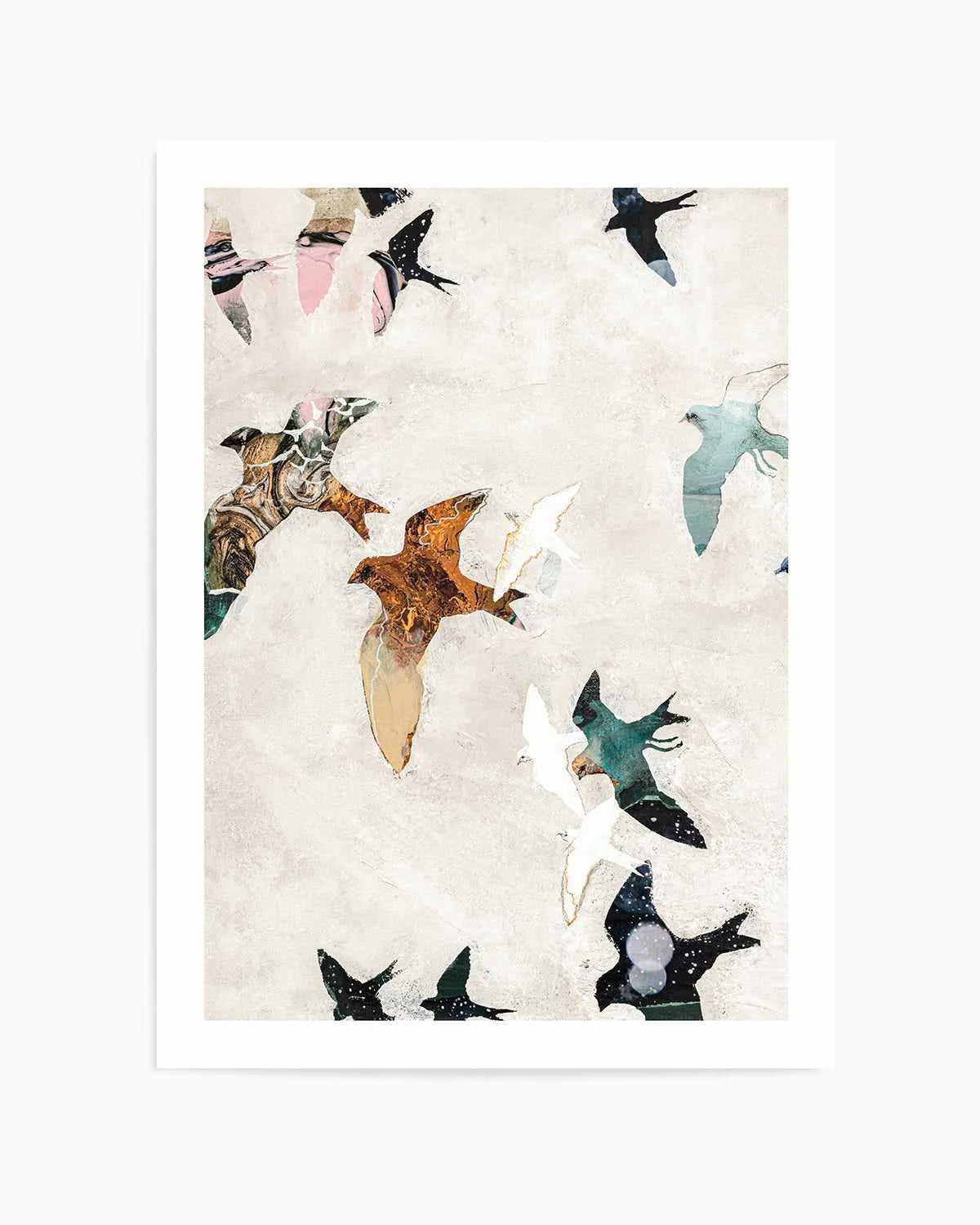 Abstract Birds I by Design Fabrikken Art Print from Olive et Oriel where you can shop wallpaper and artworks online