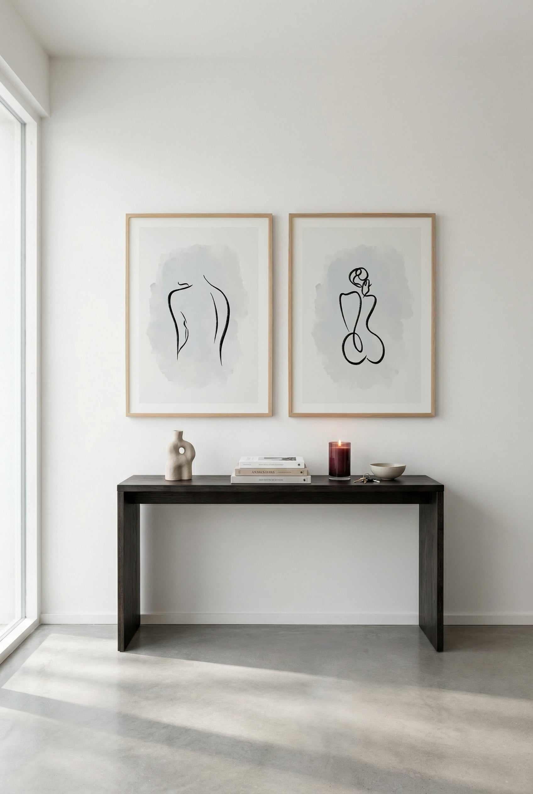 Abstract Body I & II Art Print Set of 2 | Matching Wall Art from Olive et Oriel where you can shop wallpaper and artworks online