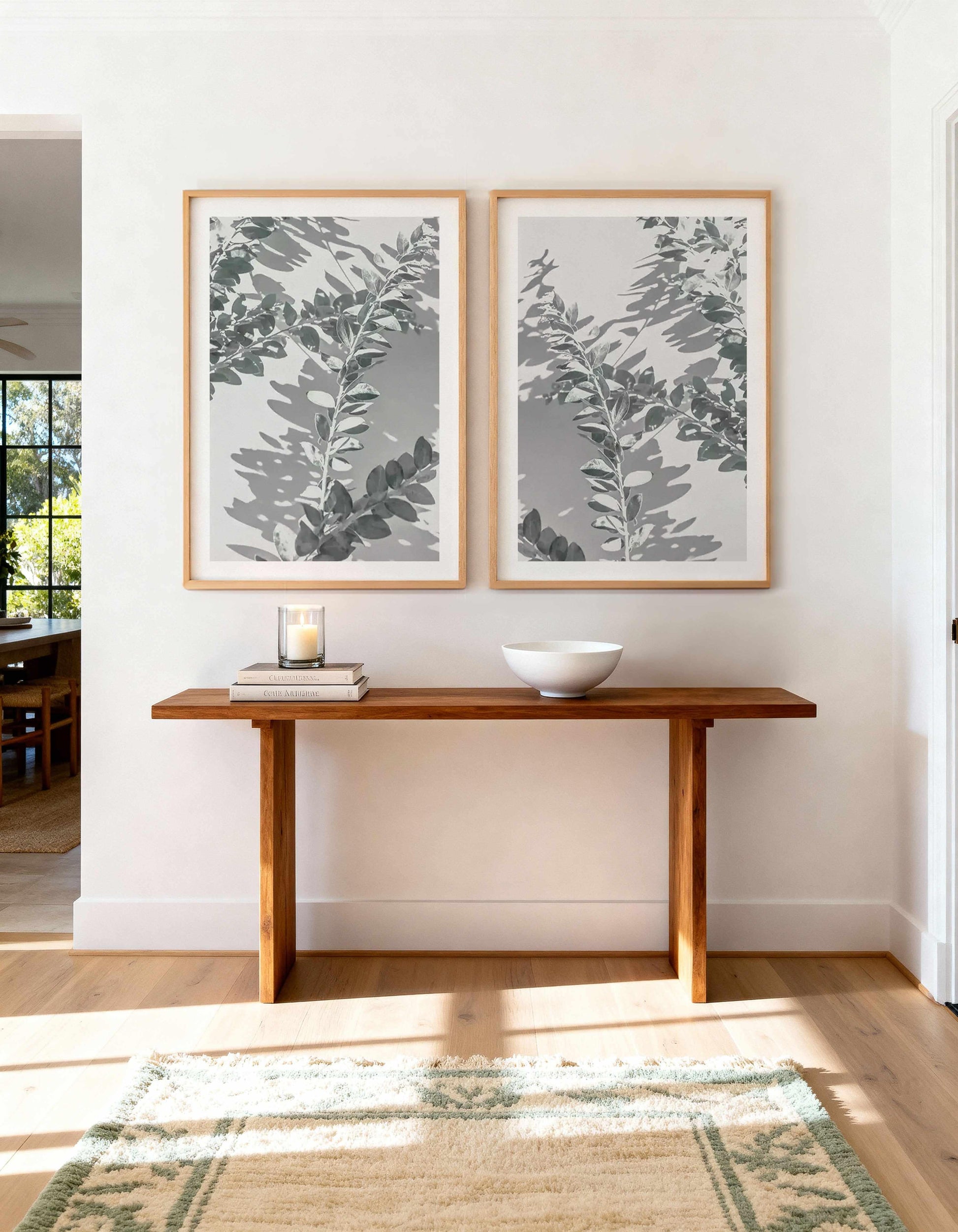 Abstract Leaves I & II Art Print Set of 2 | Matching Wall Art from Olive et Oriel where you can shop wallpaper and artworks online